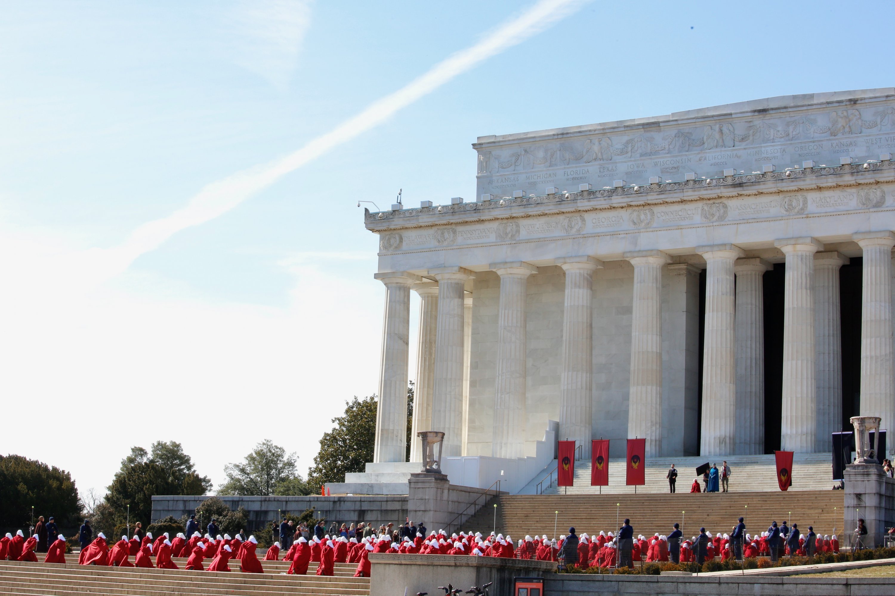 Handmaid's Tale DC Filming.