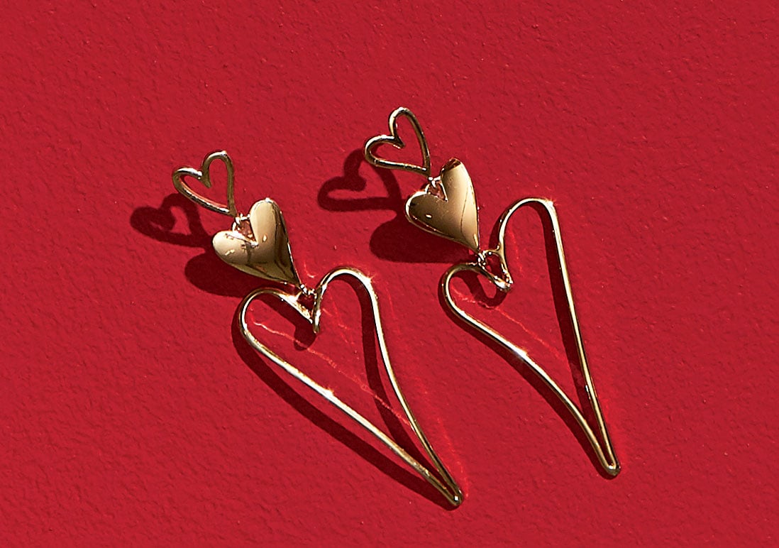 The Valentine's Day Gift Your Girlfriend Will Love: Heart-Shaped Earrings