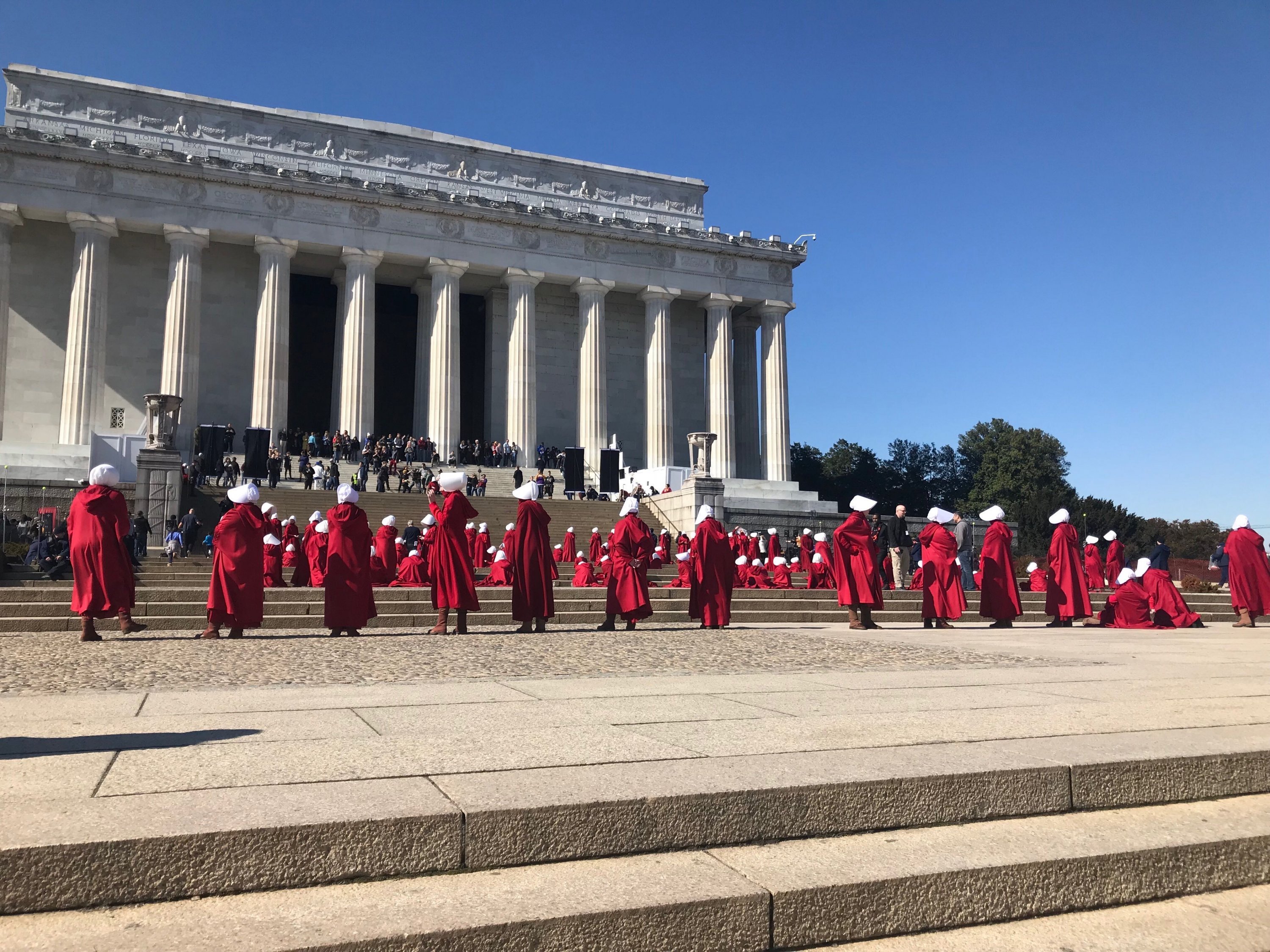 Handmaid's Tale DC Filming.