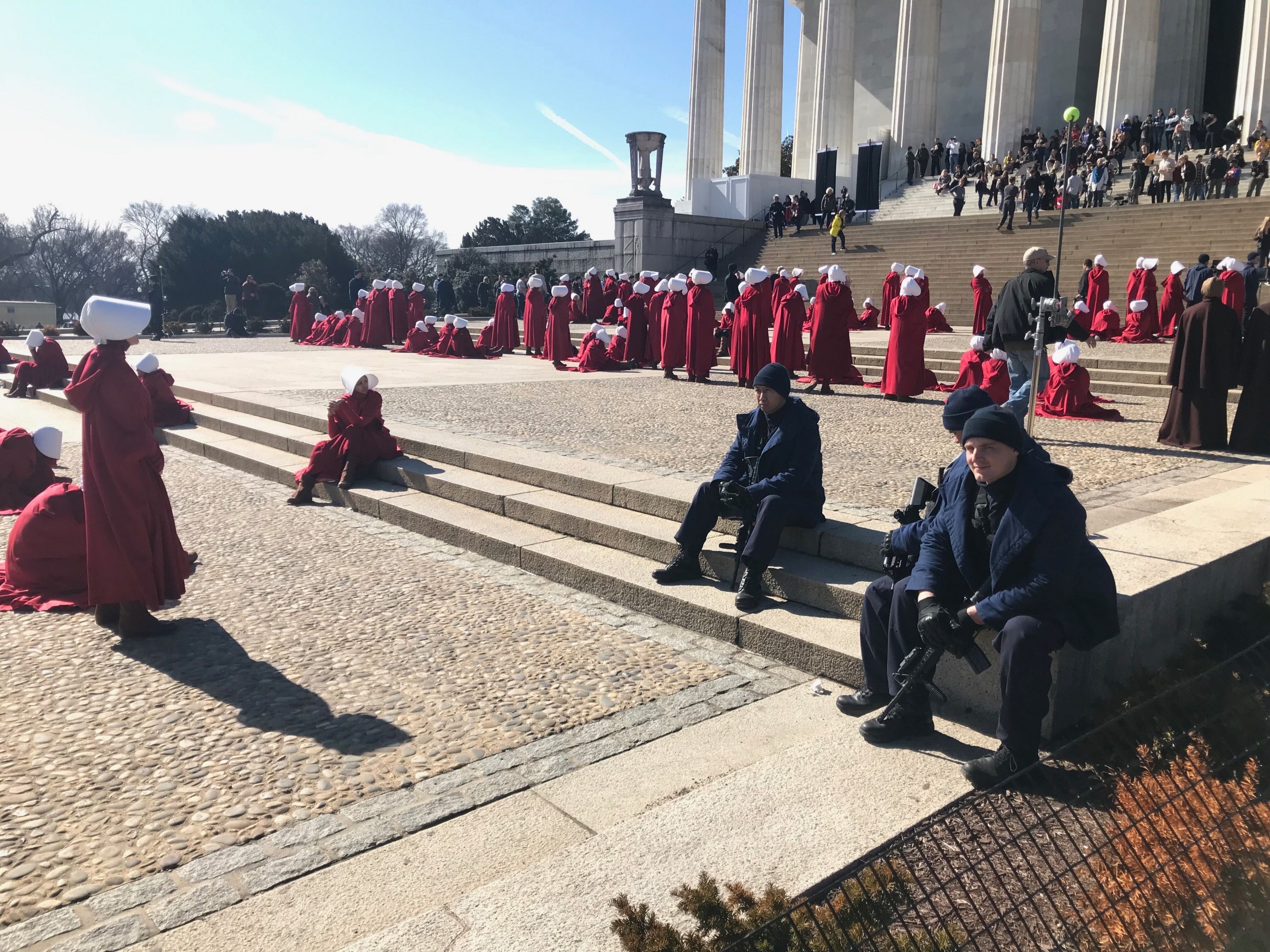 Handmaid's Tale DC Filming.