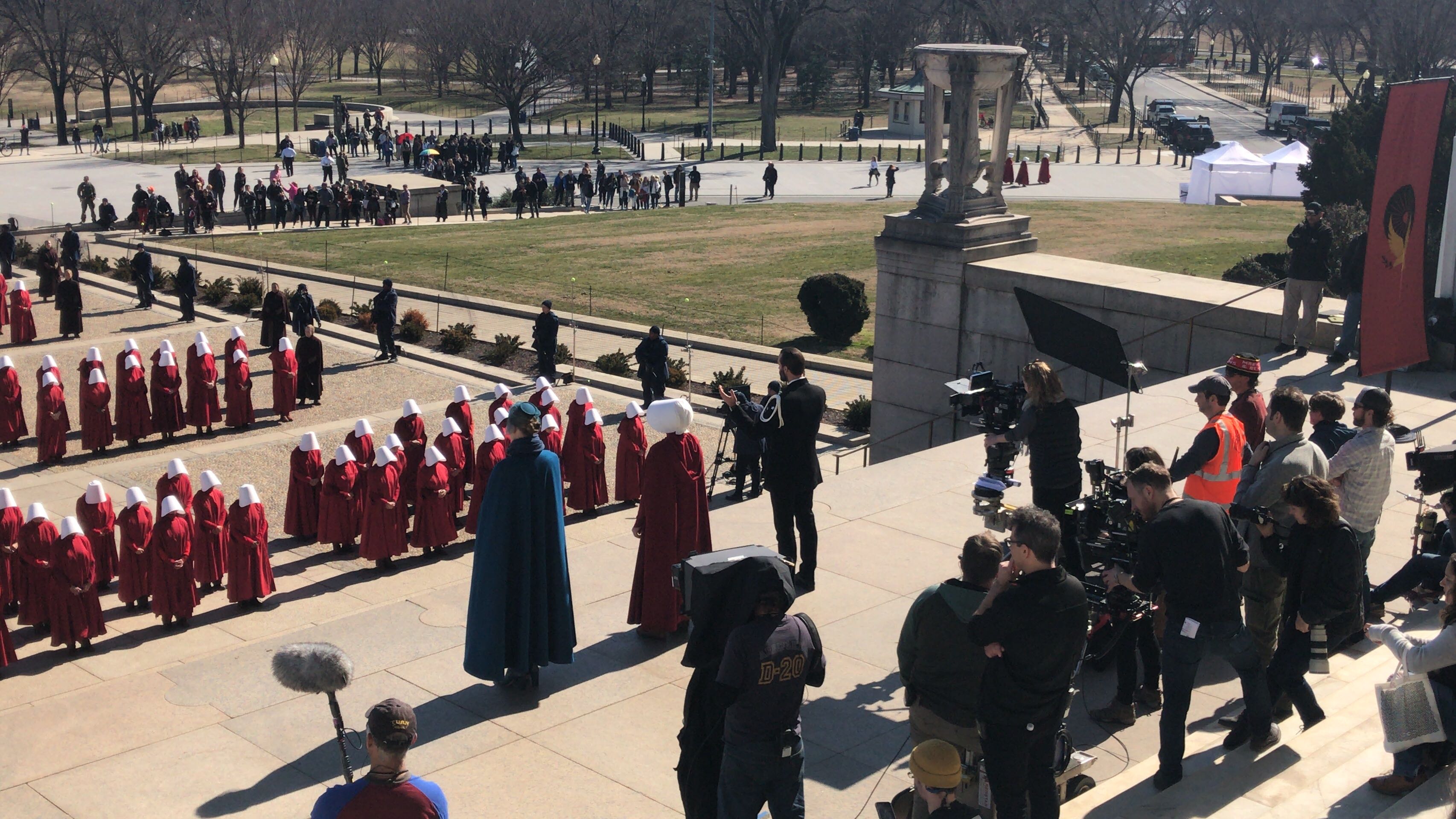 Handmaid's Tale DC Filming.