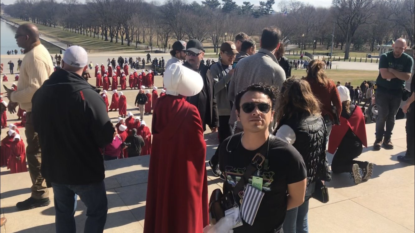 Handmaid's Tale DC Filming.