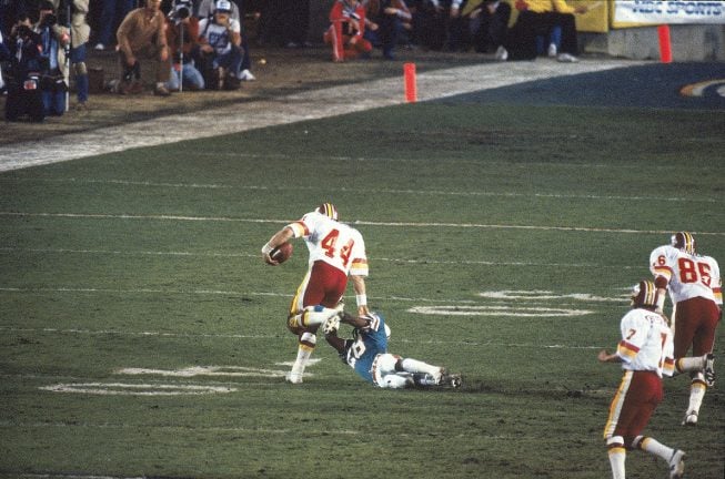 Super Bowl XVII. Photograph by Jerry Wachter/Sports Illustrated/Getty Images.