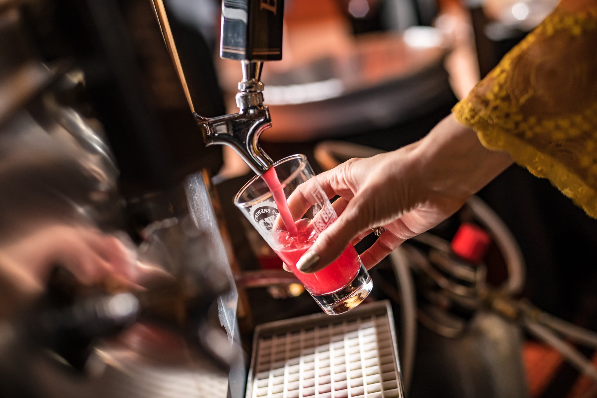 c:o Alive Coverage BREWERSBALL2018_0303_192839-7430_DVS - Washingtonian Drink beer to benefit the Cystic Fibrosis Foundation at the Brewer's Ball on Saturday. Photograph courtesy of Alive Coverage.