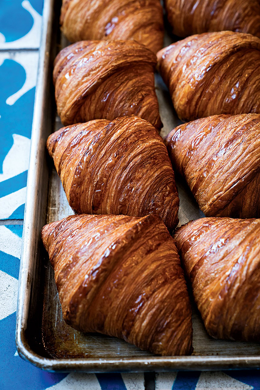 Croissants from Pluma. Photograph by Scott Suchman.