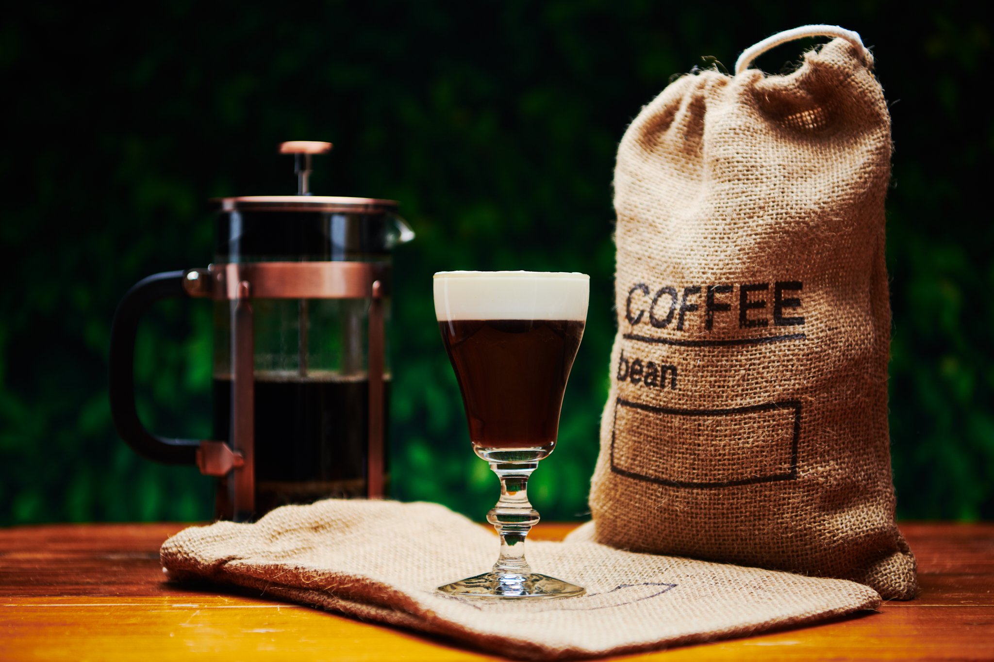 Irish Coffee is made with homemade whipped cream. Photograph by Nick Karlin. 