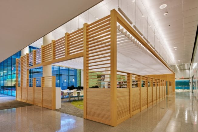 West End Library. Photograph courtesy of CORE Architecture & Design. West End Library. Photograph courtesy of CORE Architecture & Design.