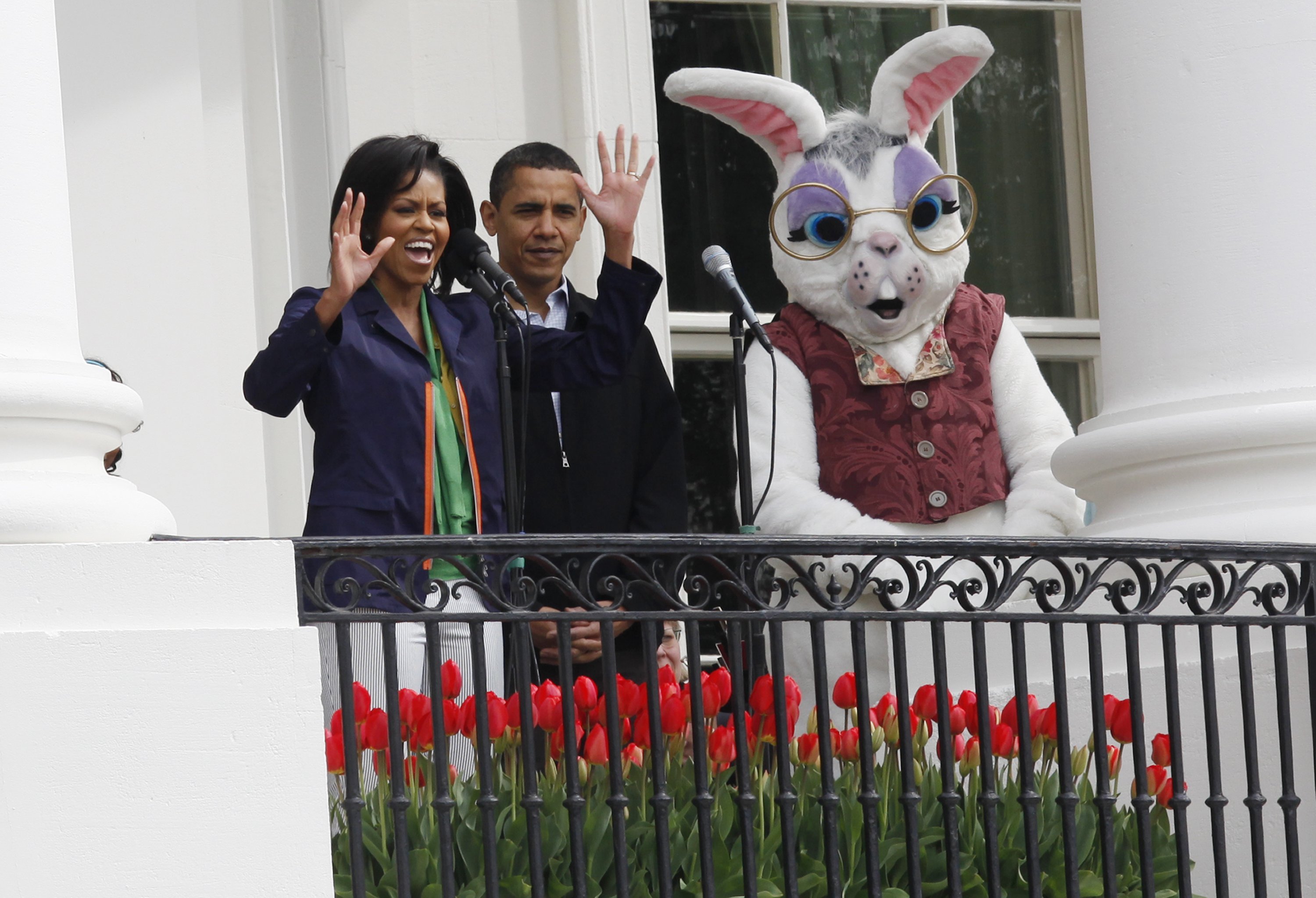 AP_090413010795 - Washingtonian Melania Trump, White House Easter Bunny