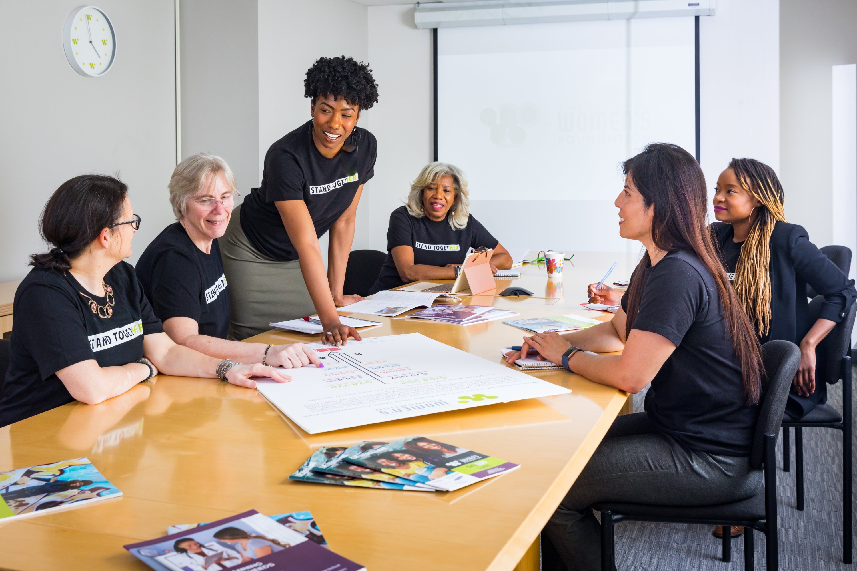 The nonprofit WAWF supports young women—and its own staff. Photograph by Dan Chung.