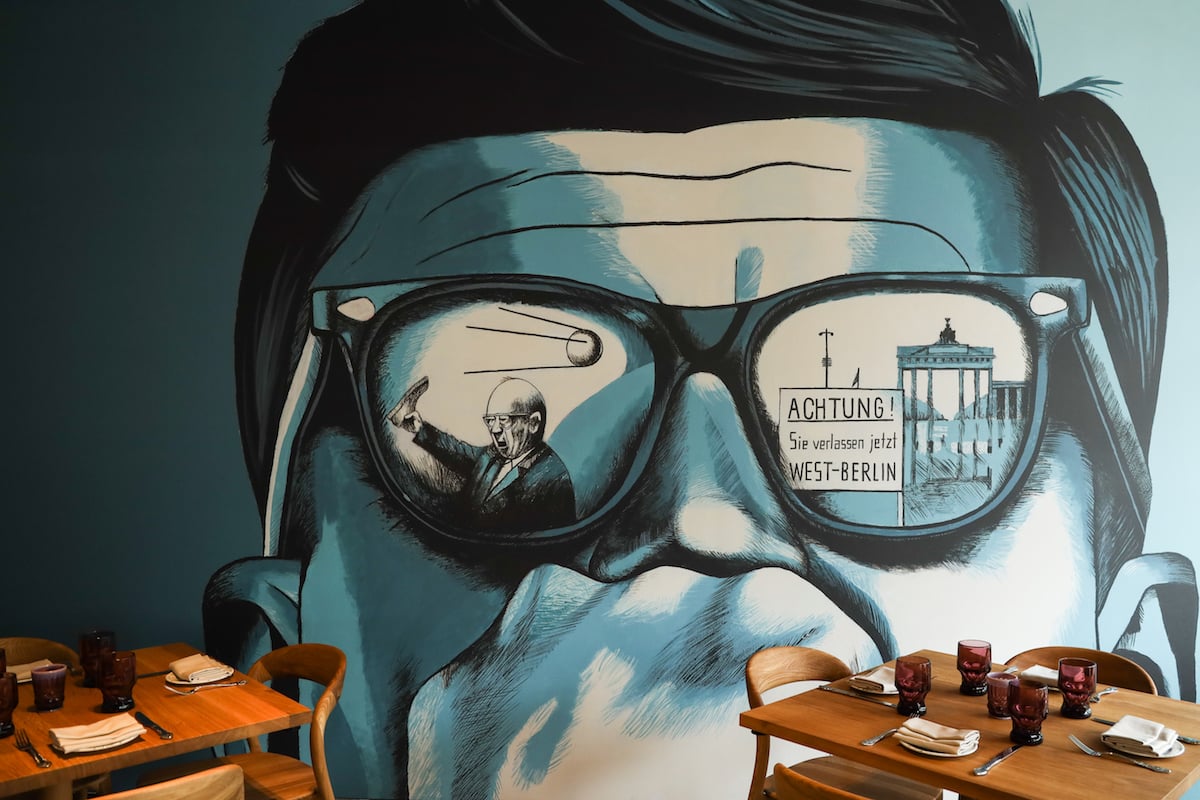 Interior_JFK Mural_Credit Jennifer Chase - Washingtonian Dacha Navy Yard