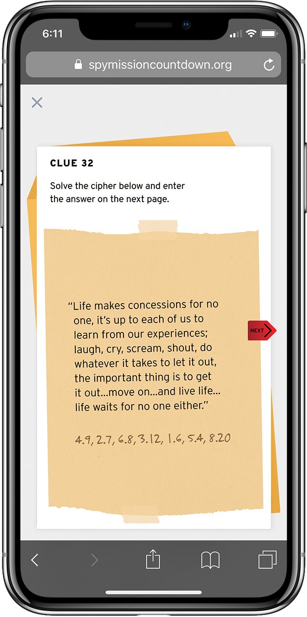 spy clue 32