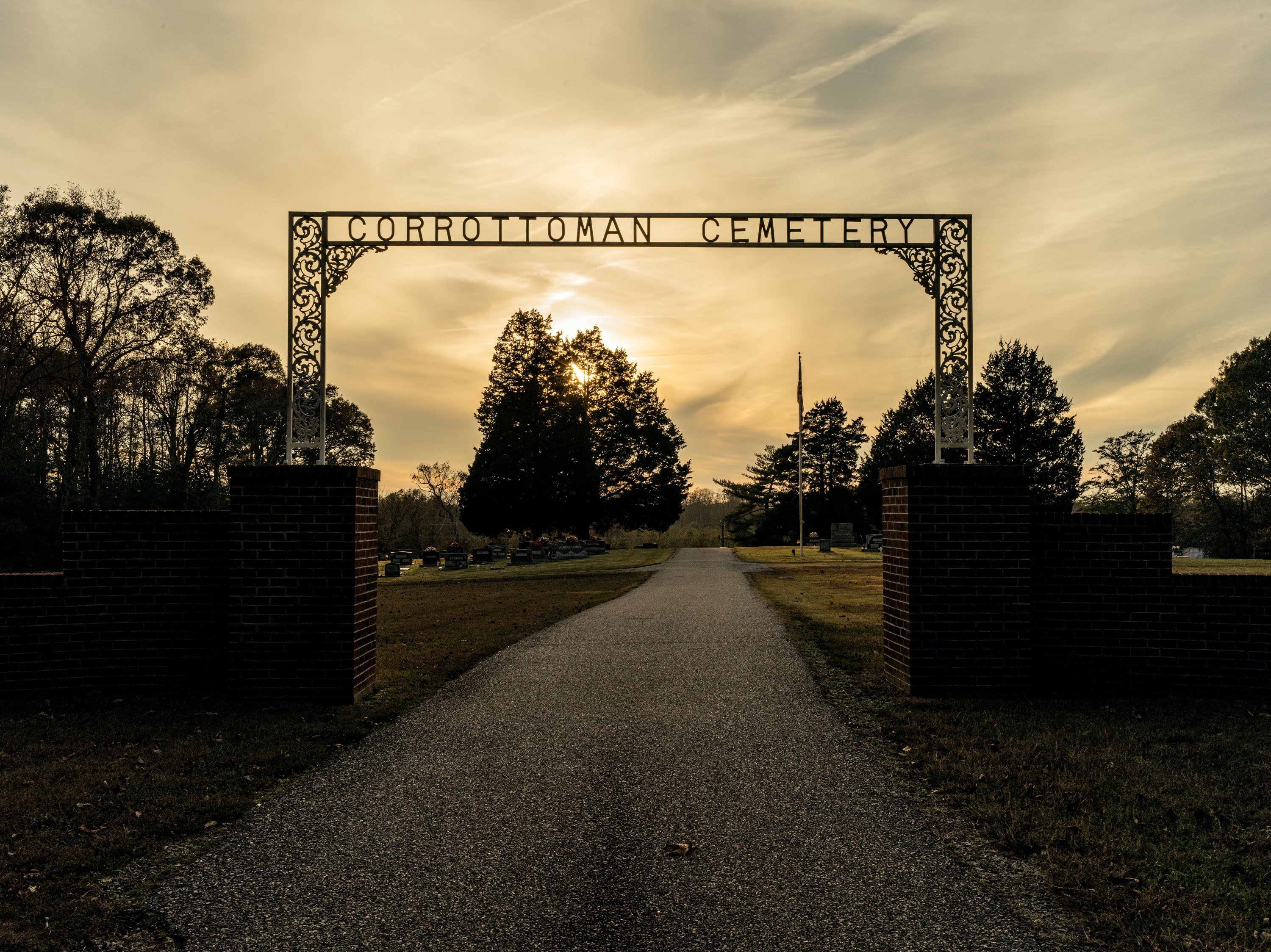 After her brutalized body washed ashore, Mary Keyser Harding was buried in the cemetery across the street from her house in Lancaster. Photograph by Greg Khan.