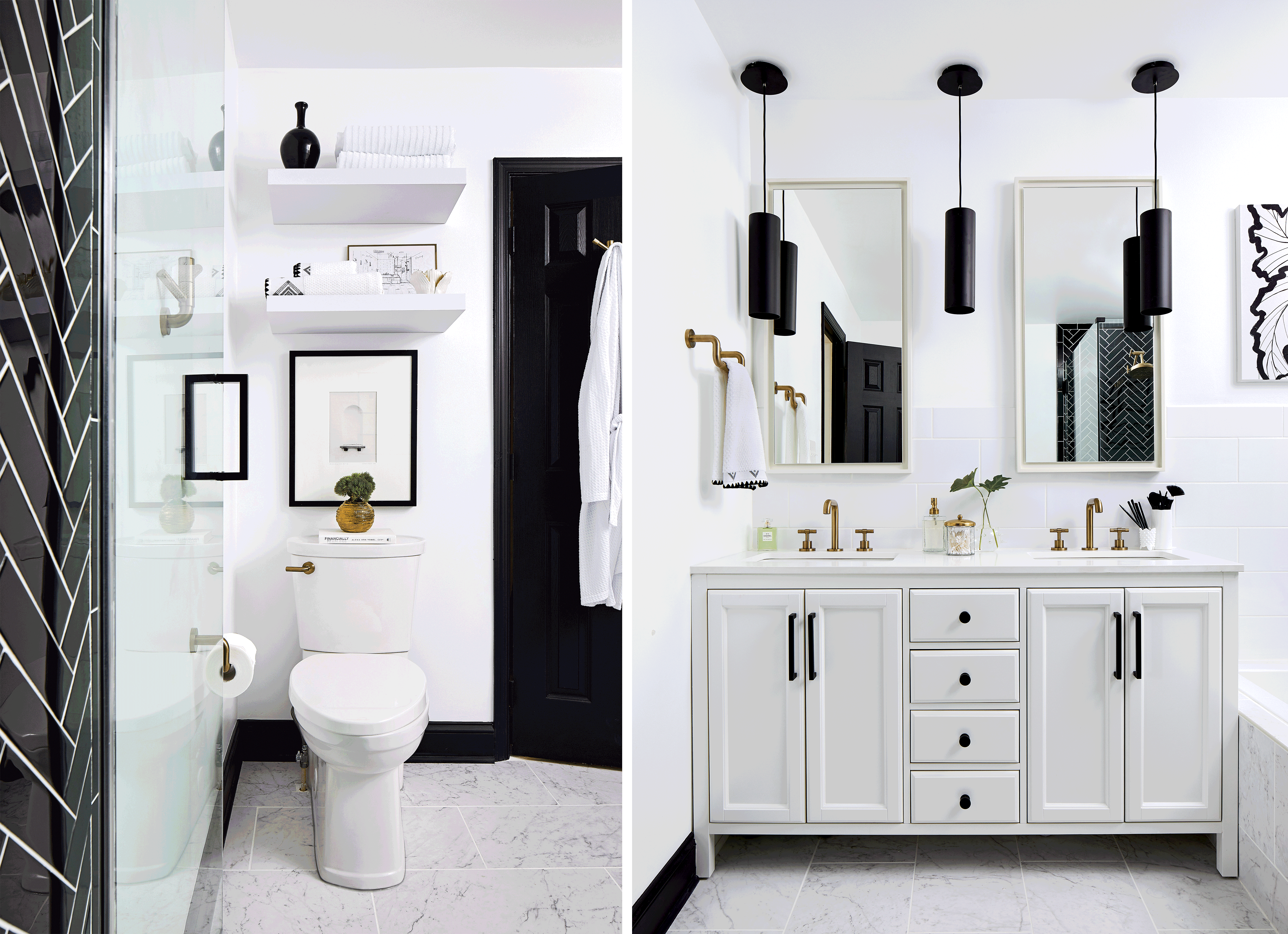 Black and white bathroom - taiadolphin