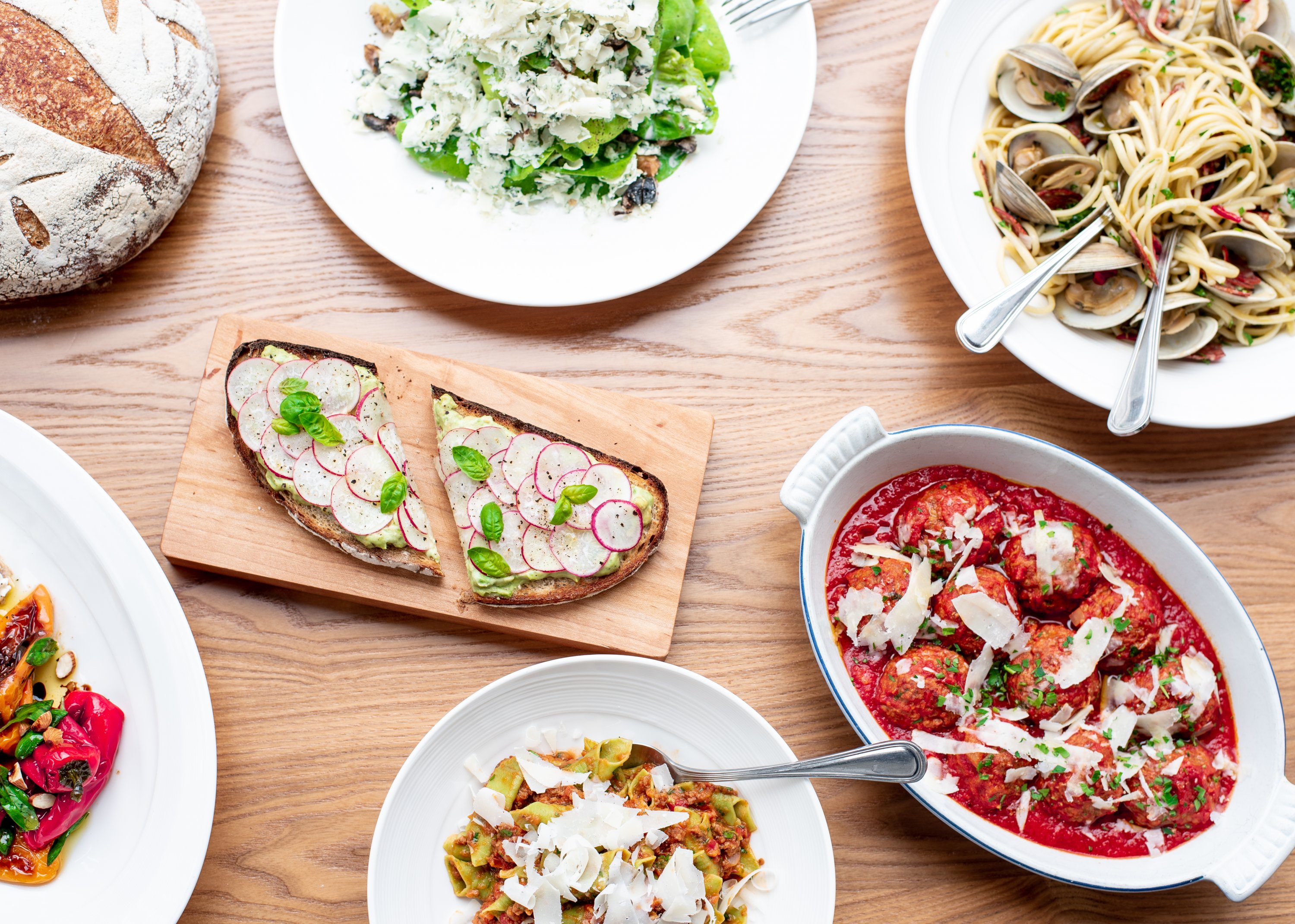 flatlay2 - Washingtonian The menu will rotate as seasonal ingredients shift. Photograph by Kelli Scott.