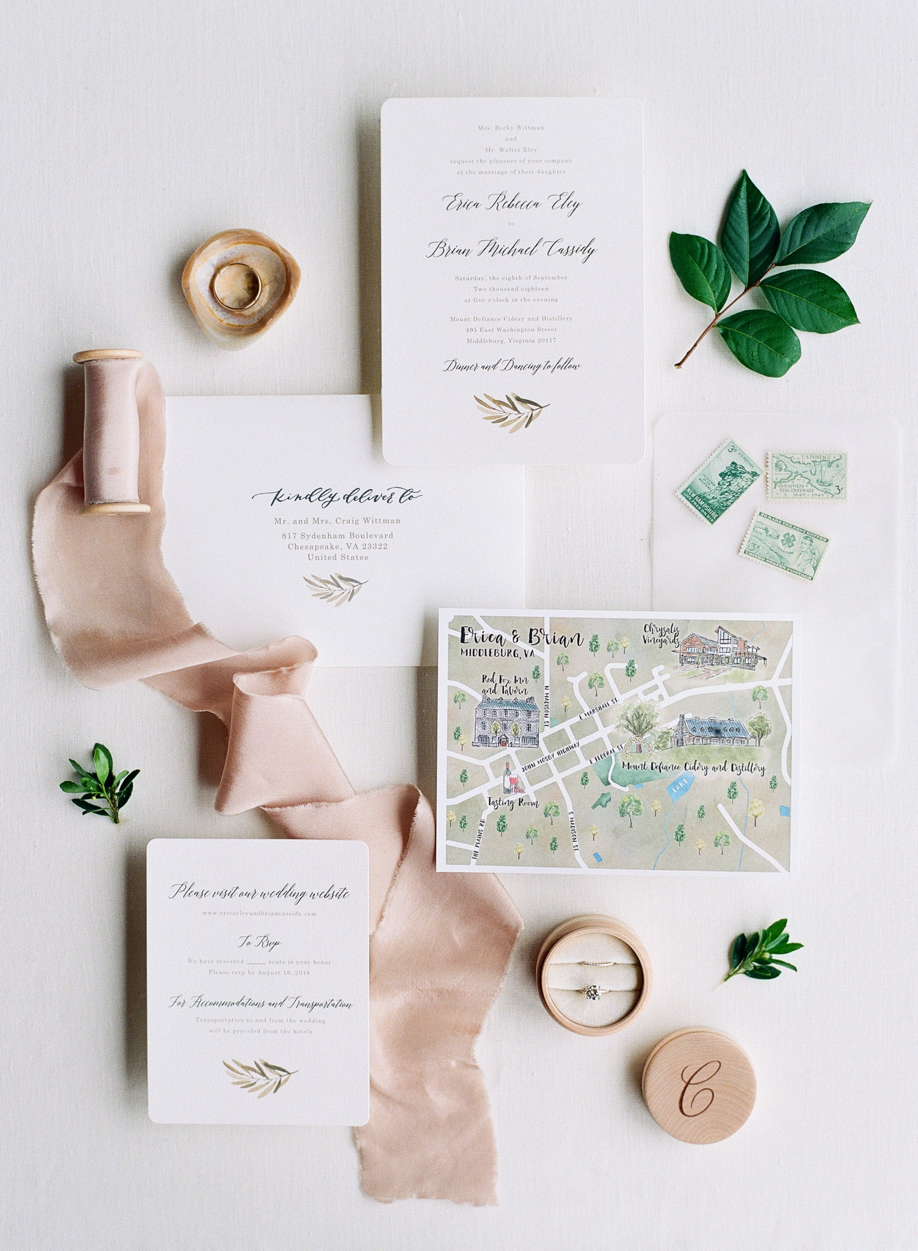 travel-inspired wedding