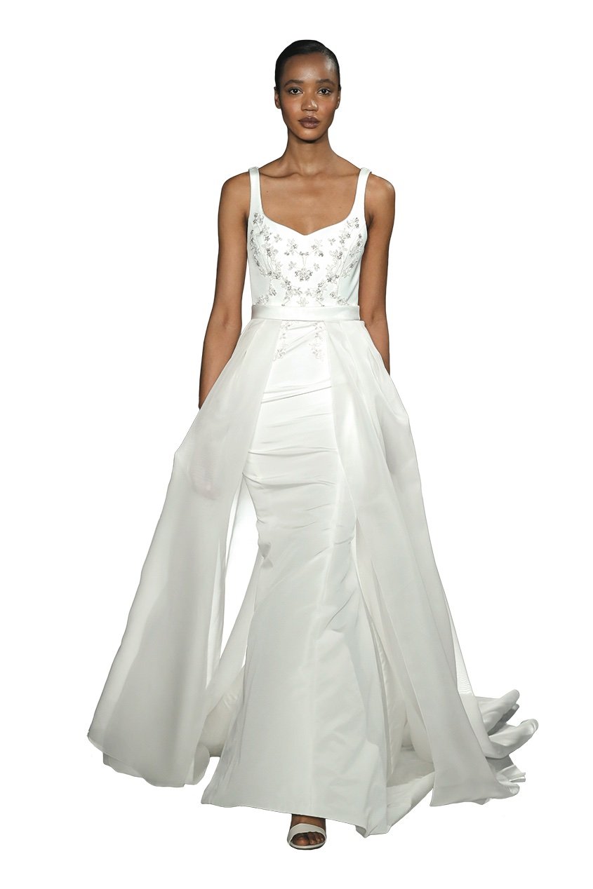 Amsale Maya wedding-dress-trends-2019