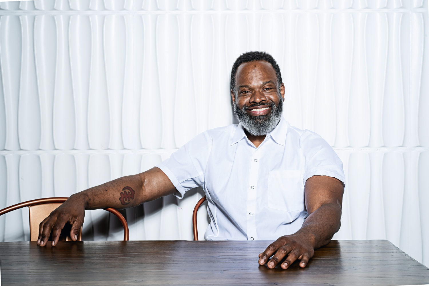 Peter Prime, chef and owner of Cane Restaurant. Photograph by Scott Suchman.