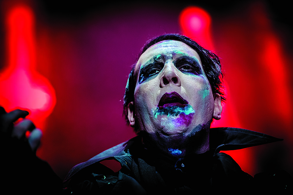 Marilyn Manson Performs on July 26, 2017 in Villafranca di Verona, Italy. (Photo by Francesco Prandoni/Redferns)