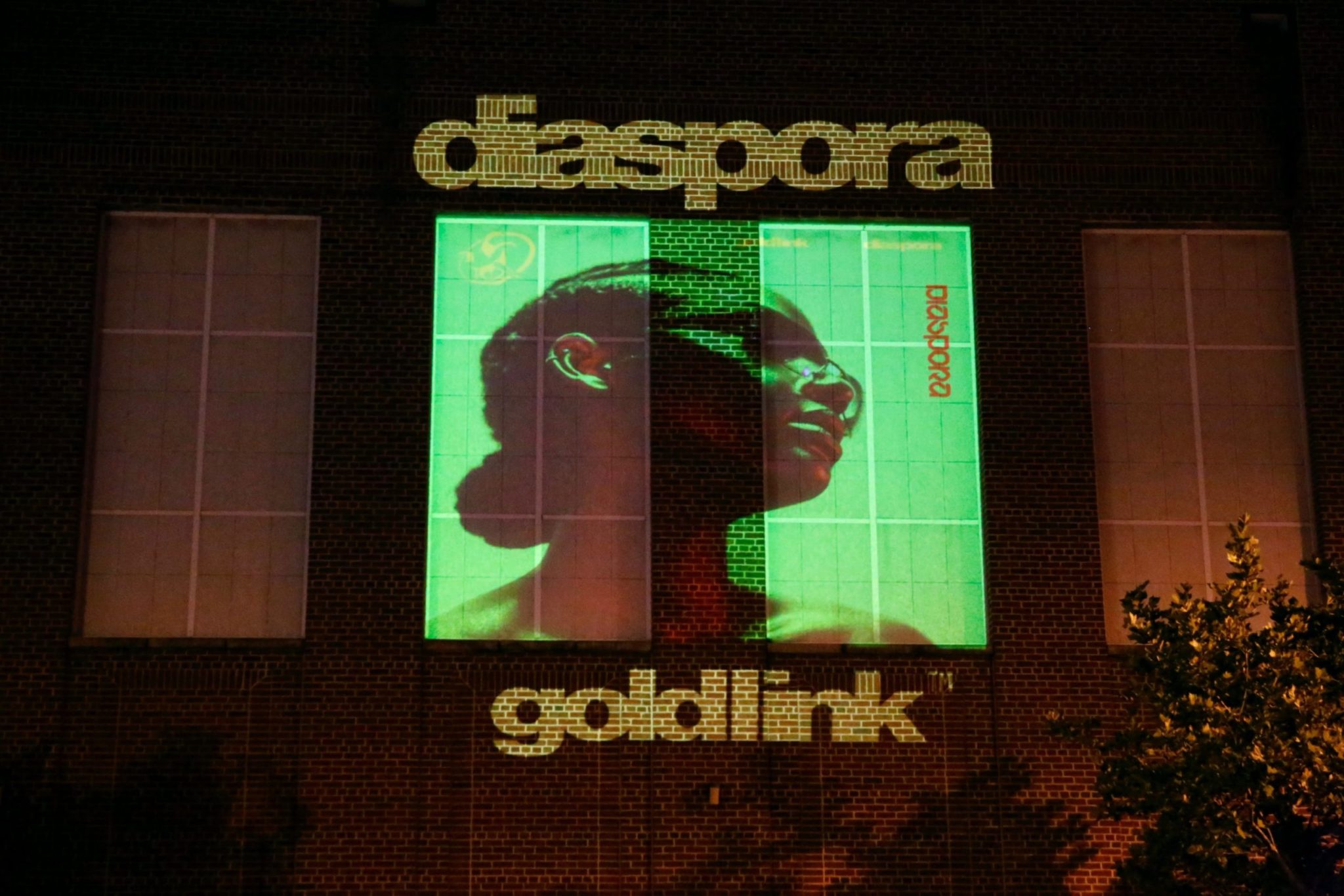 GoldLink Releases New Album “Diaspora” With Art Projections on U Street