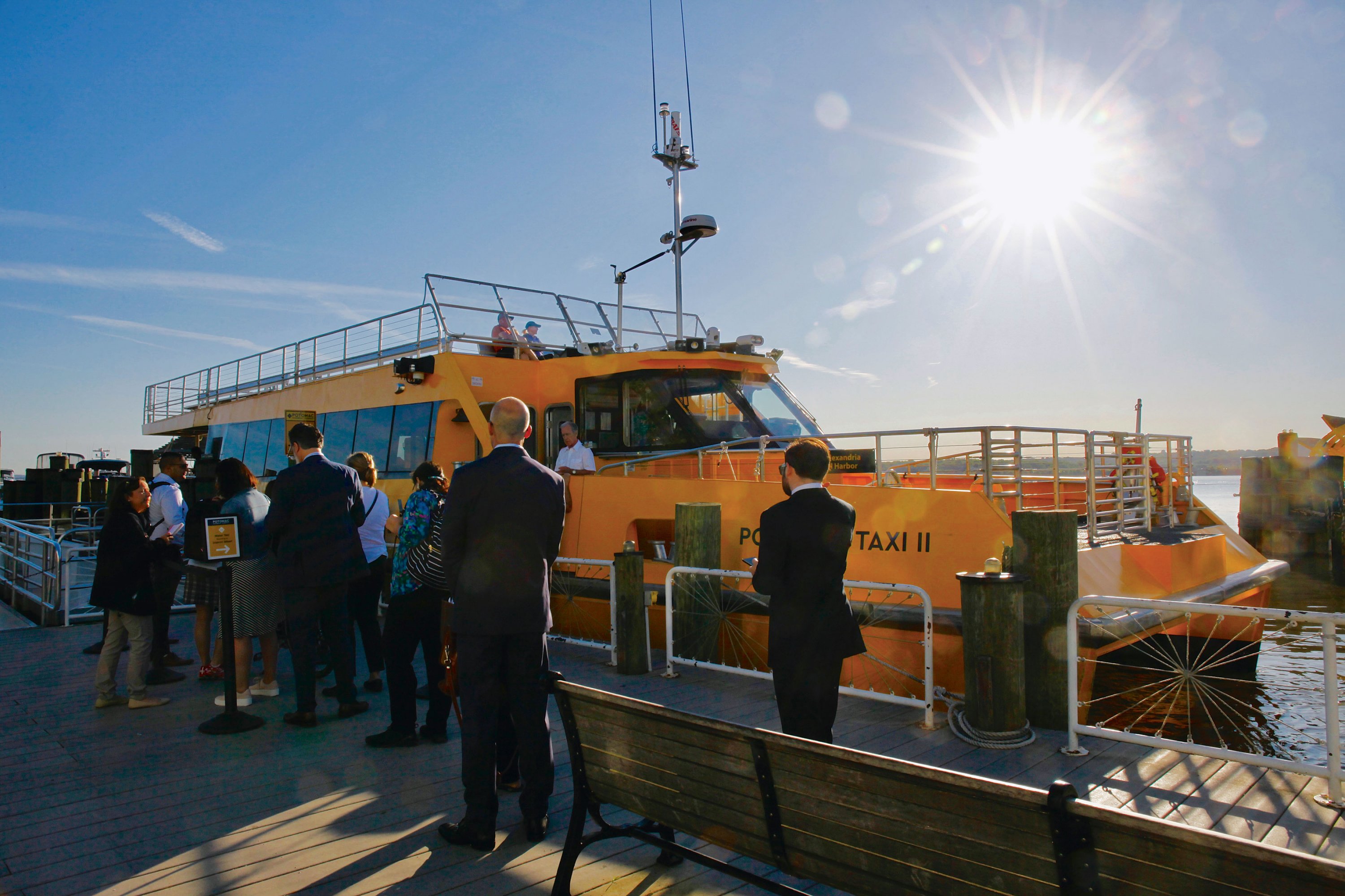 The Potomac Riverboat Company ferry. Photograph by Evy Mages.