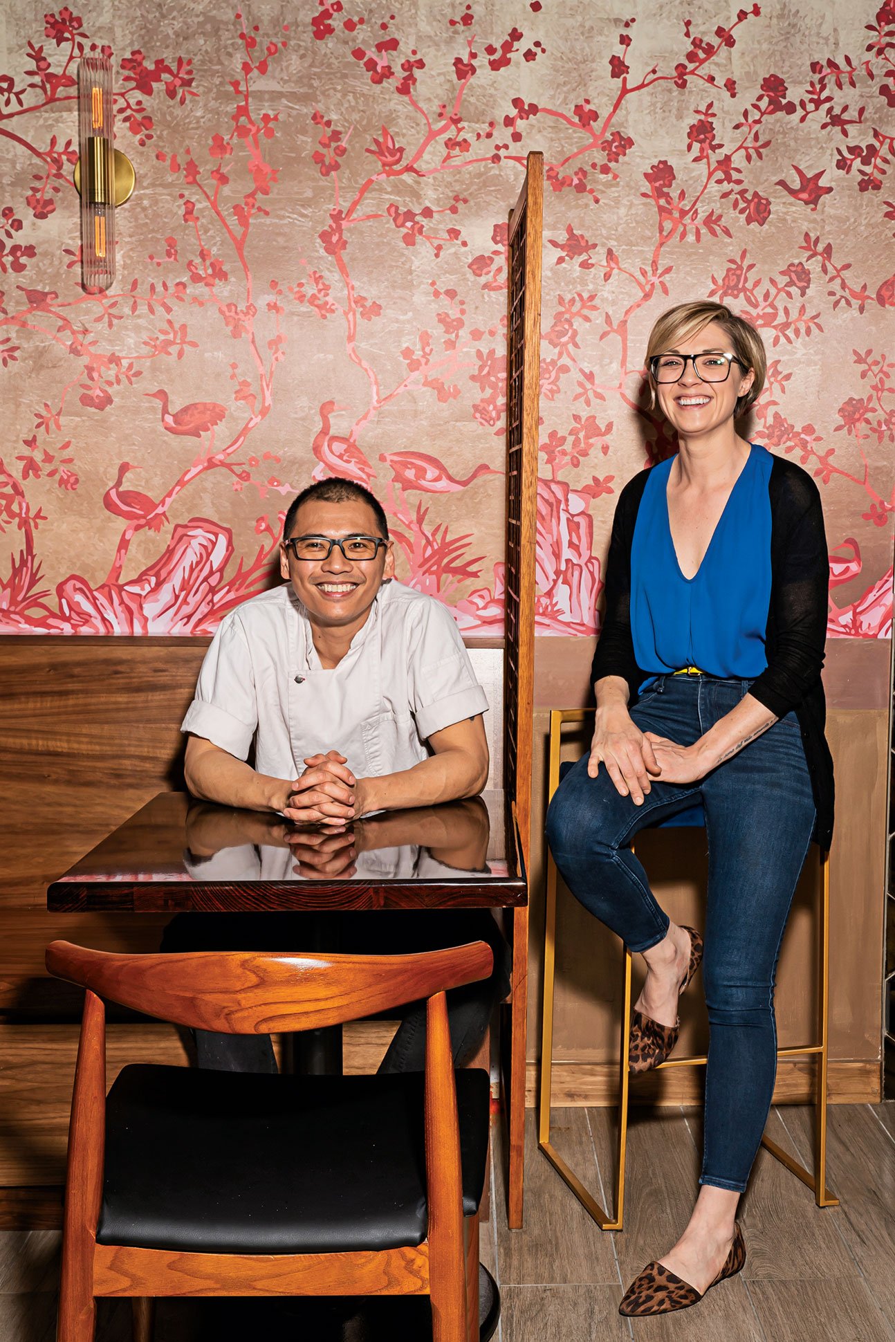 Owners Henji Cheung and Sarah Thmopson. Photograph by Scott Suchman.