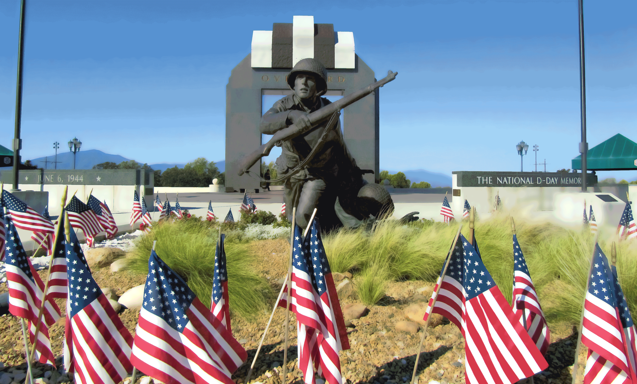 National D-Day Memorial. Photograph by Ian Patrick/Alamy.