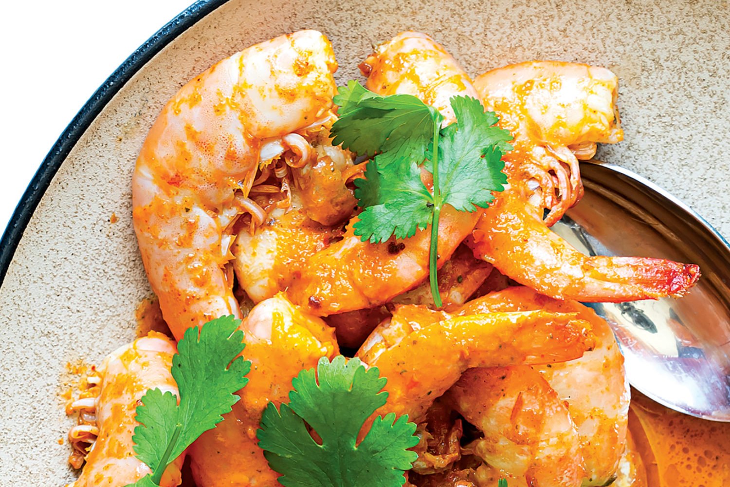 Piri-piri shrimp recipe from Erik Adjepong. Photograph by Scott Suchman.