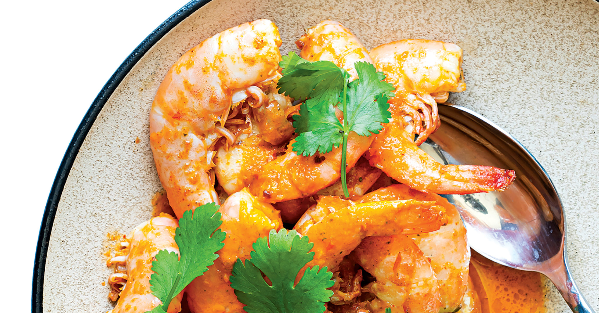 Piri-piri shrimp recipe from Erik Adjepong. Photograph by Scott Suchman.