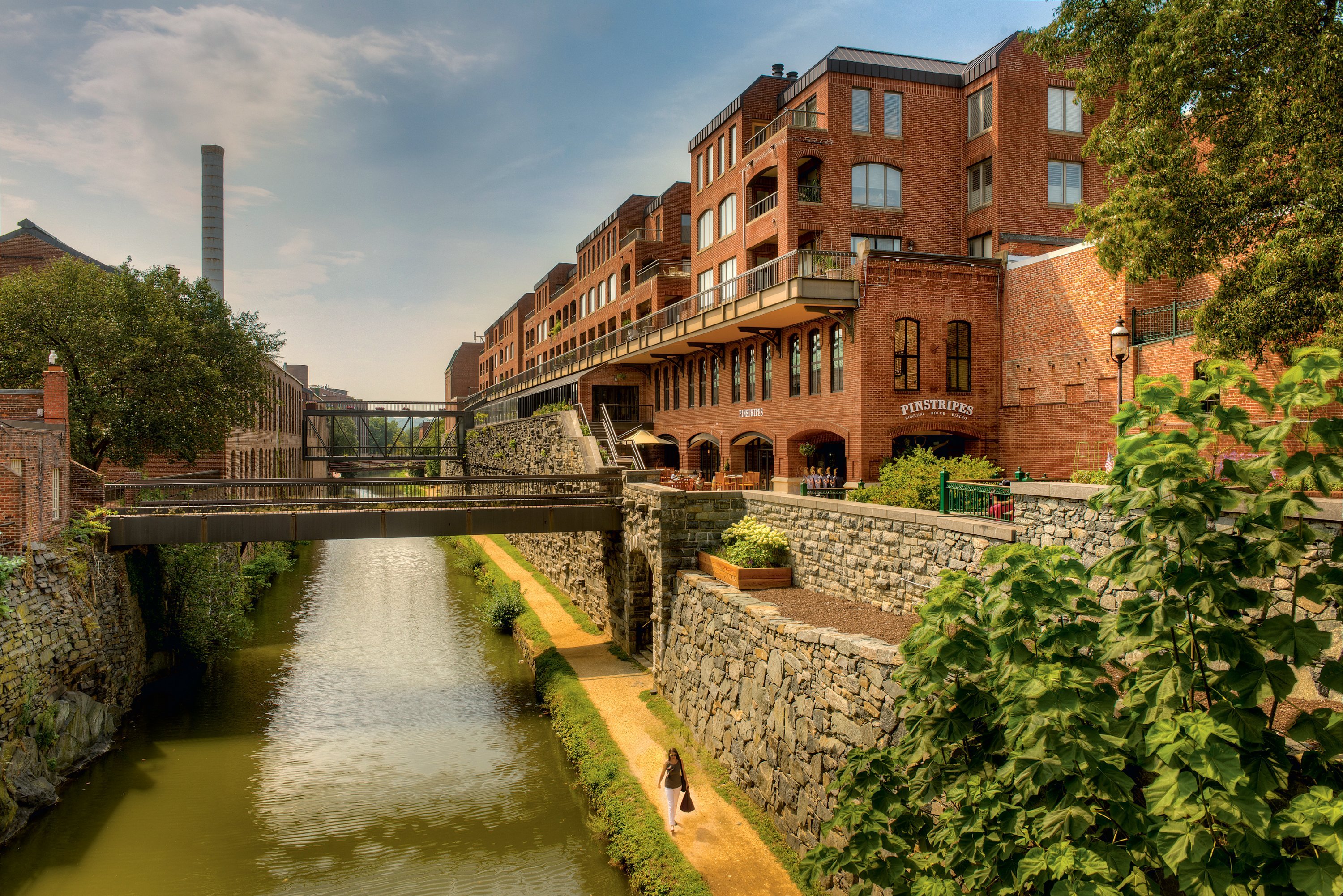 Georgetown's C&O Canal Photograph by Sam Kittner/ Georgetown Improvement District.