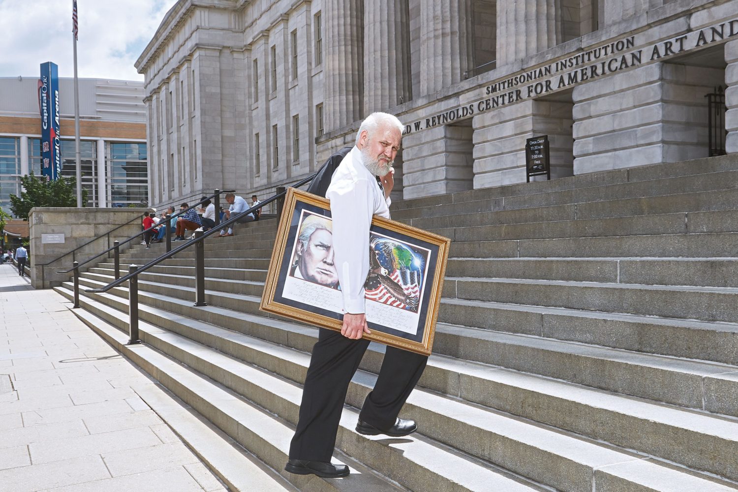 While fighting the Portrait Gallery, Raven has sought audiences with the federal courts, the Department of Justice, and Supreme Court chief justice John Roberts. Photograph by Jeff Elkins.