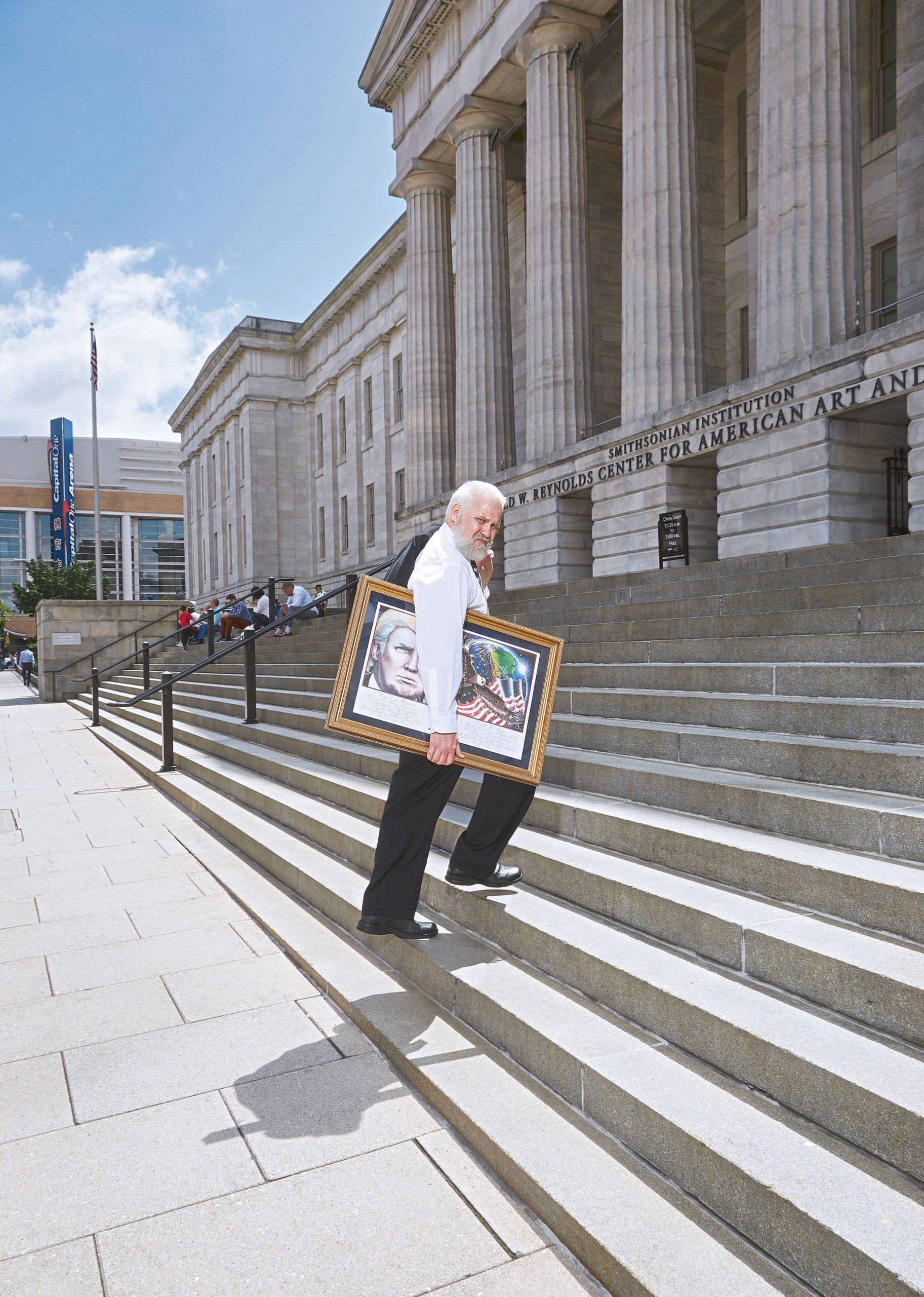 While fighting the Portrait Gallery, Raven has sought audiences with the federal courts, the Department of Justice, and Supreme Court chief justice John Roberts. Photograph by Jeff Elkins.