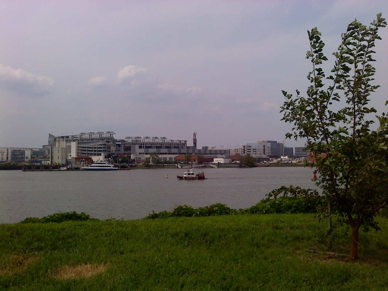 A shot taken at Poplar Point, right across from Nationals Park. Photograph via Flickr.