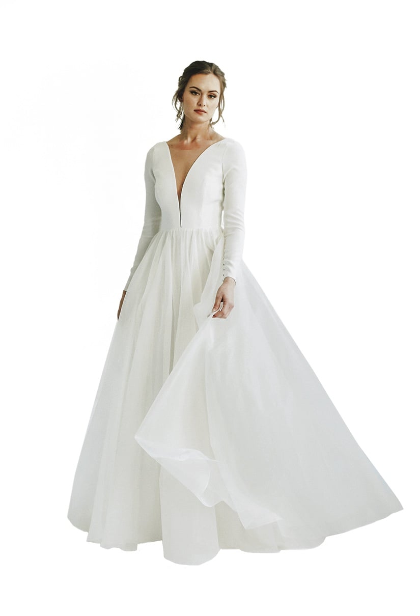 deep-v-neck-wedding-dresses