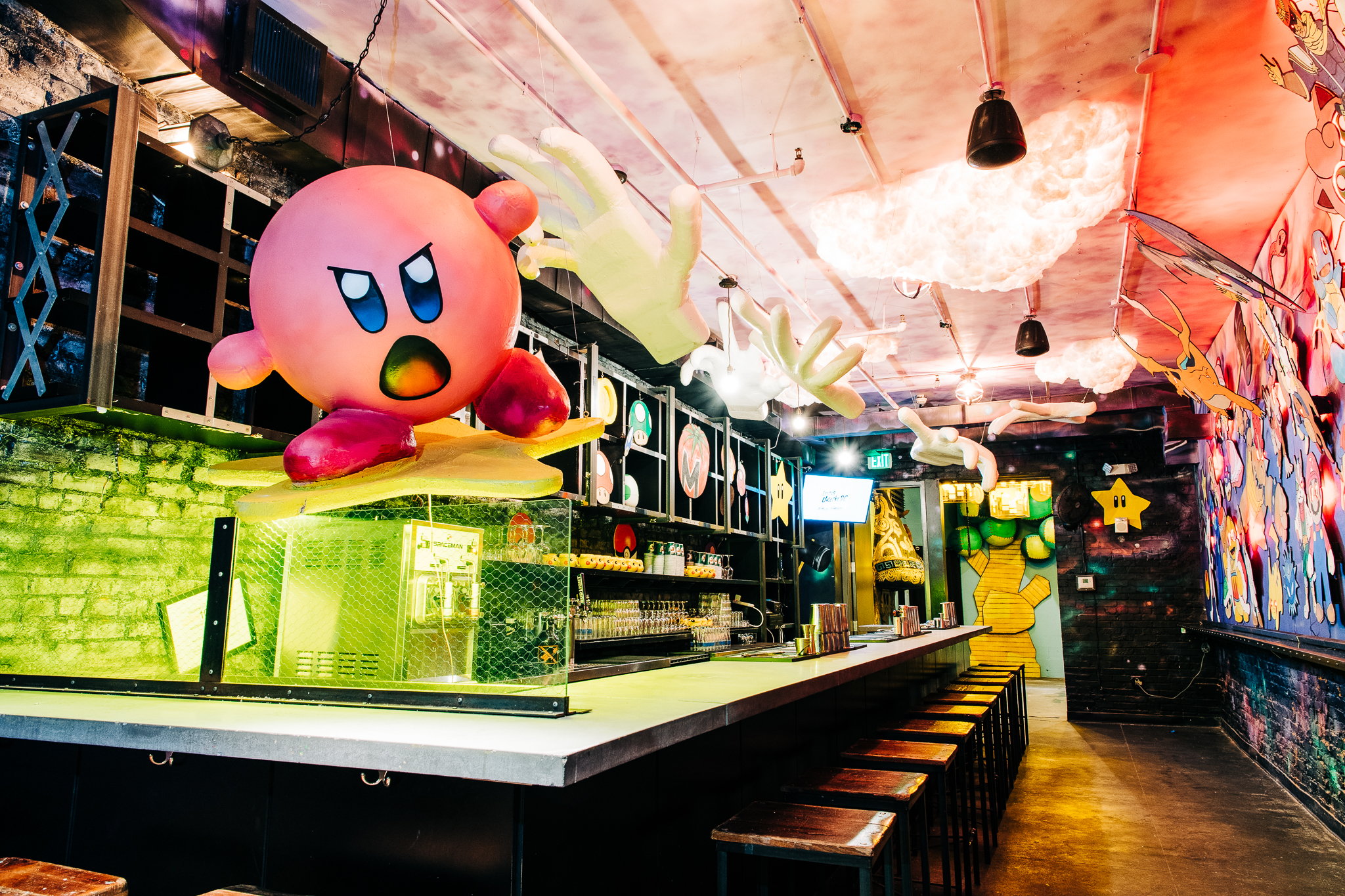 Take a Look Inside Drink Company’s Trippy New Esports Pop-Up Bar