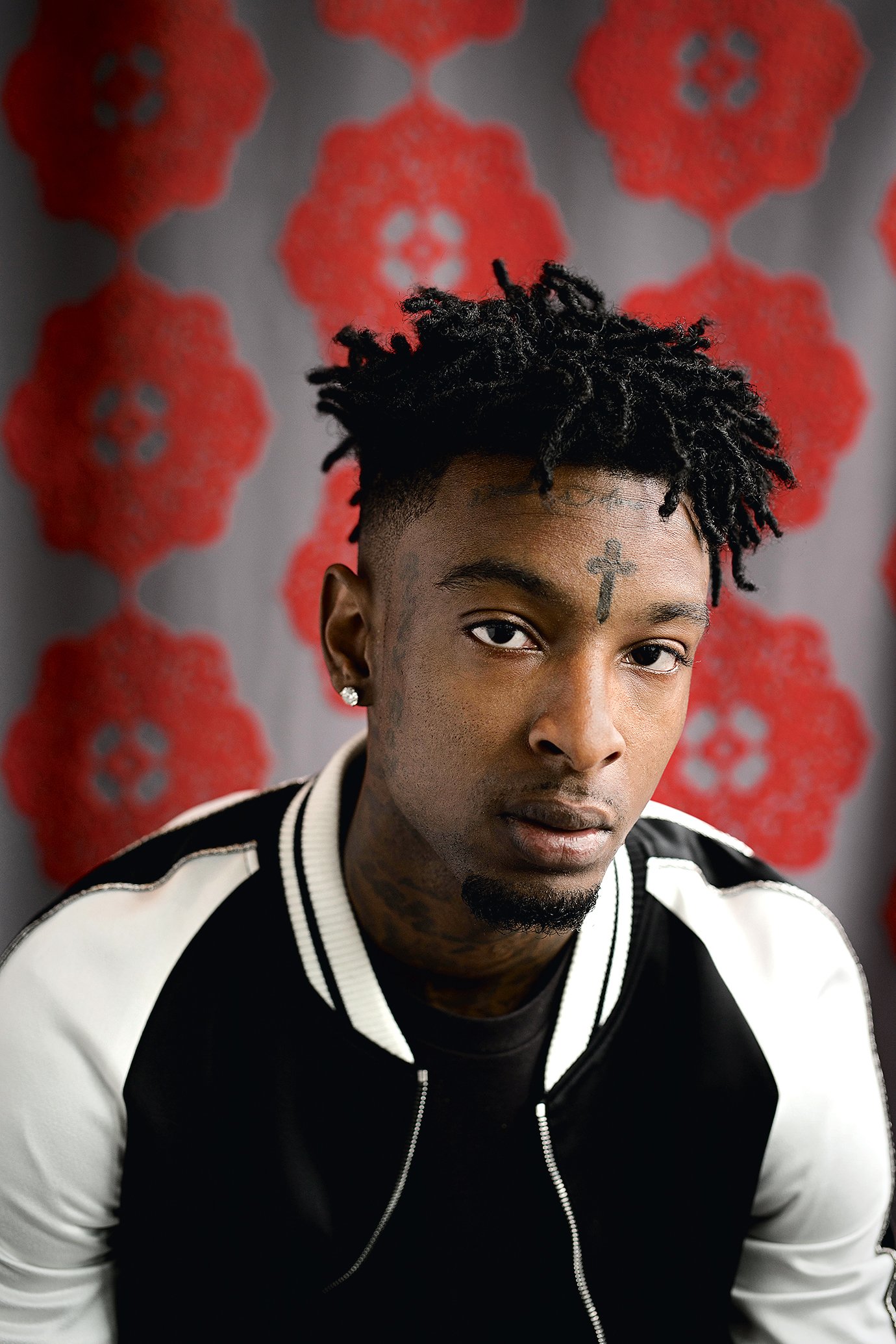 Atlanta rapper 21 Savage poses for a portrait in Atlanta. 