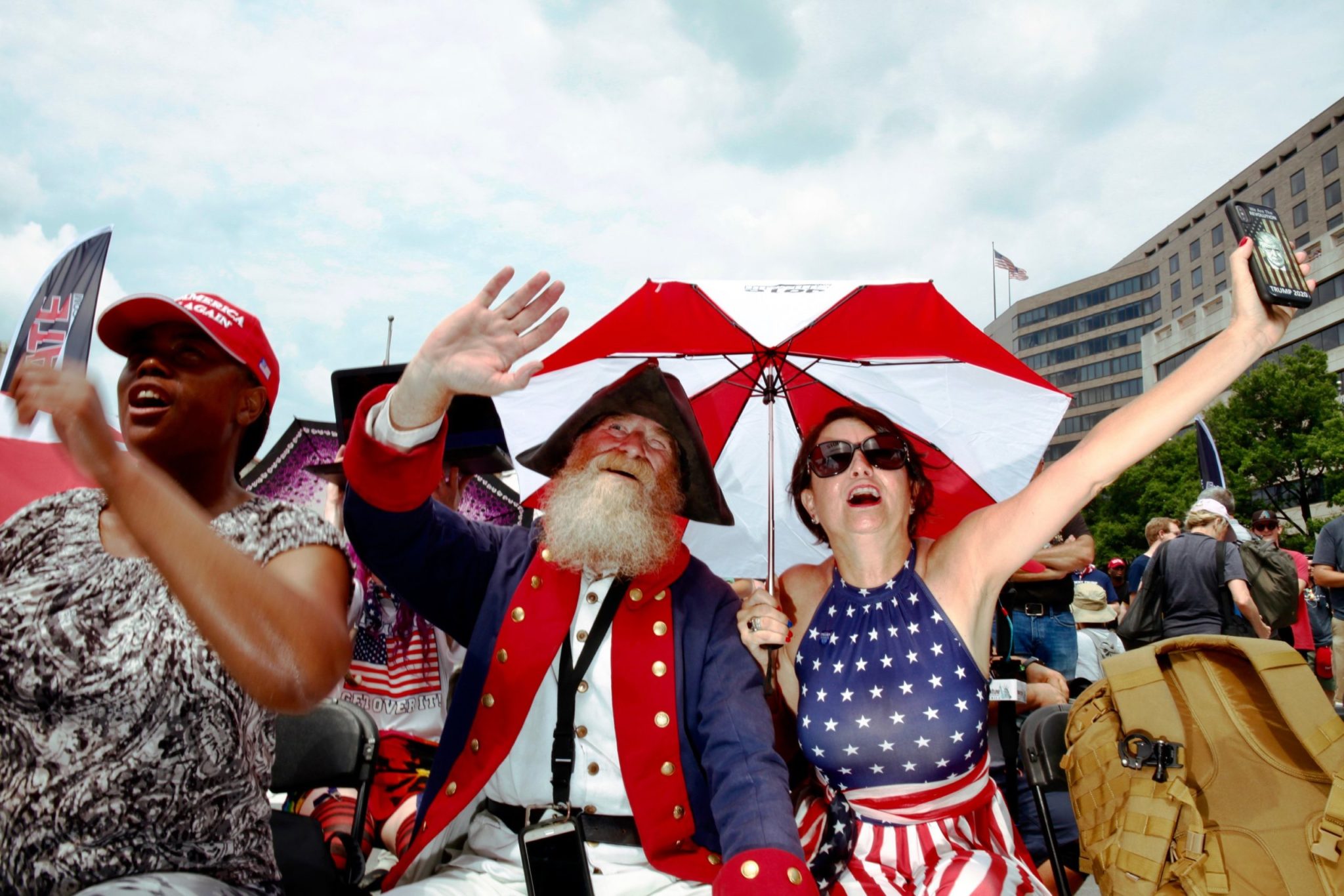 Far-Right Activists Brought Their Gripes About Social Media to a Park Near the White House This Weekend