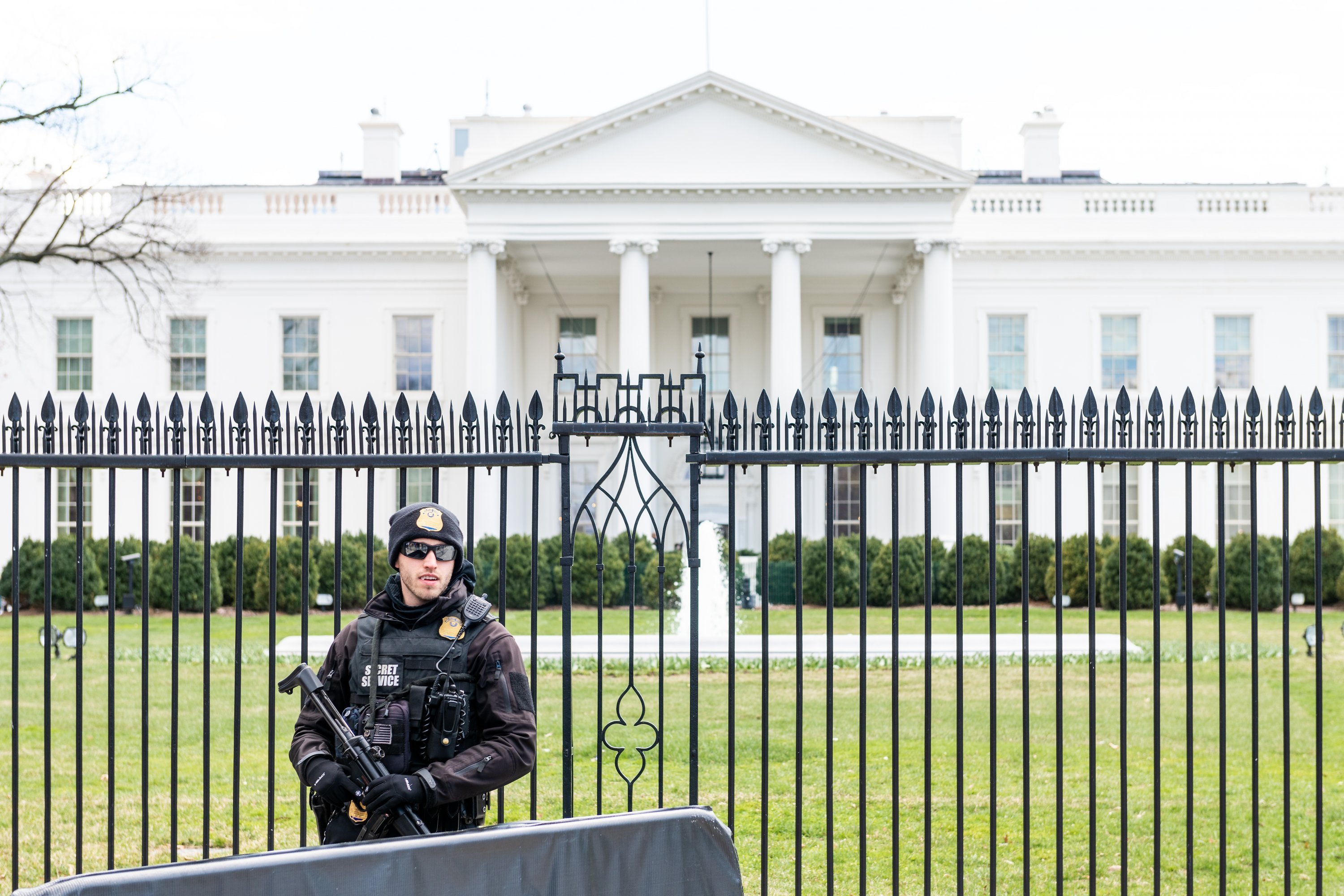 White House Fence Construction - The White House and President's Park (U.S.  National Park Service)