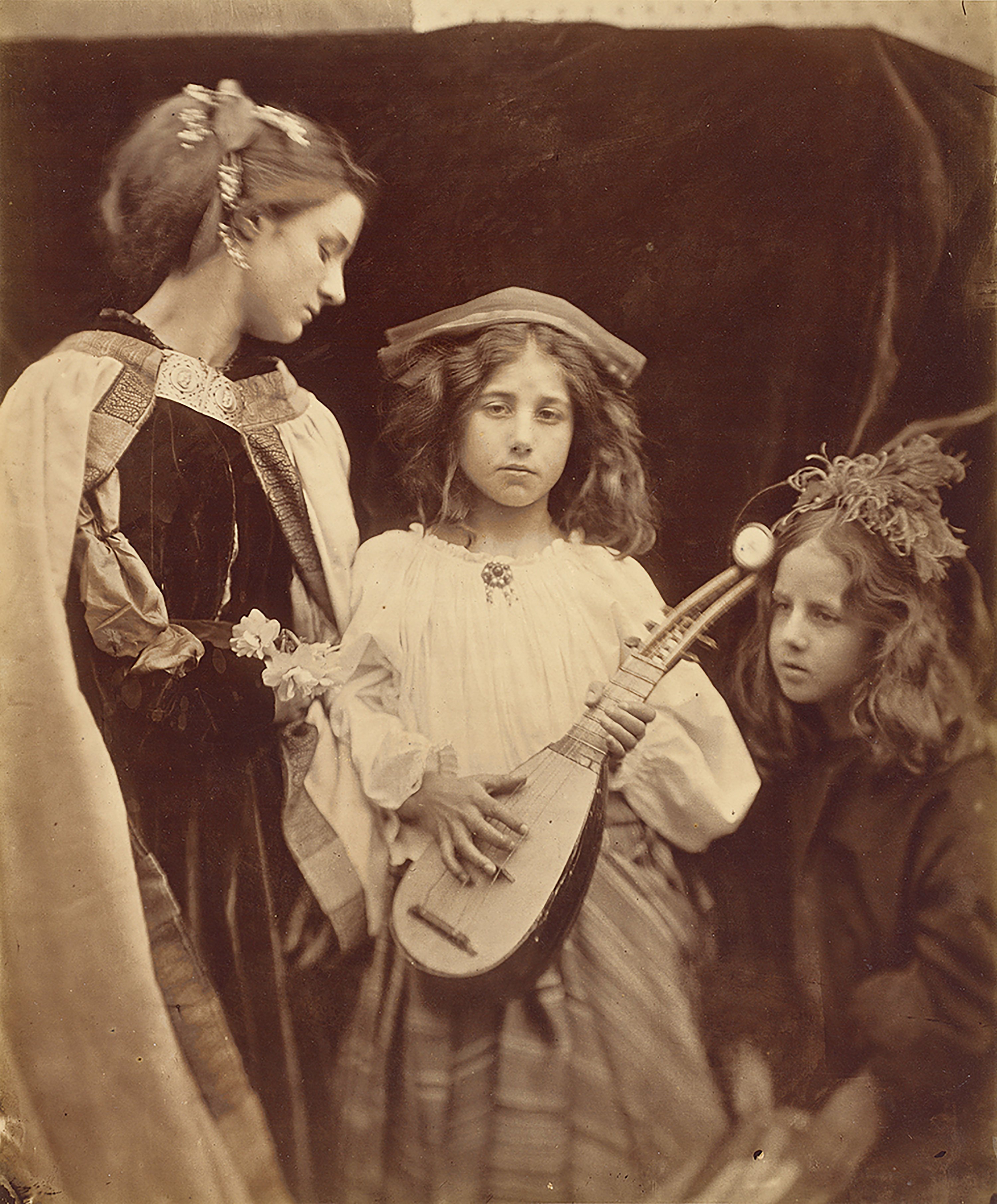 Julia Margaret Cameron’s “A Minstrel Group” Courtesy of National Gallery of Art.