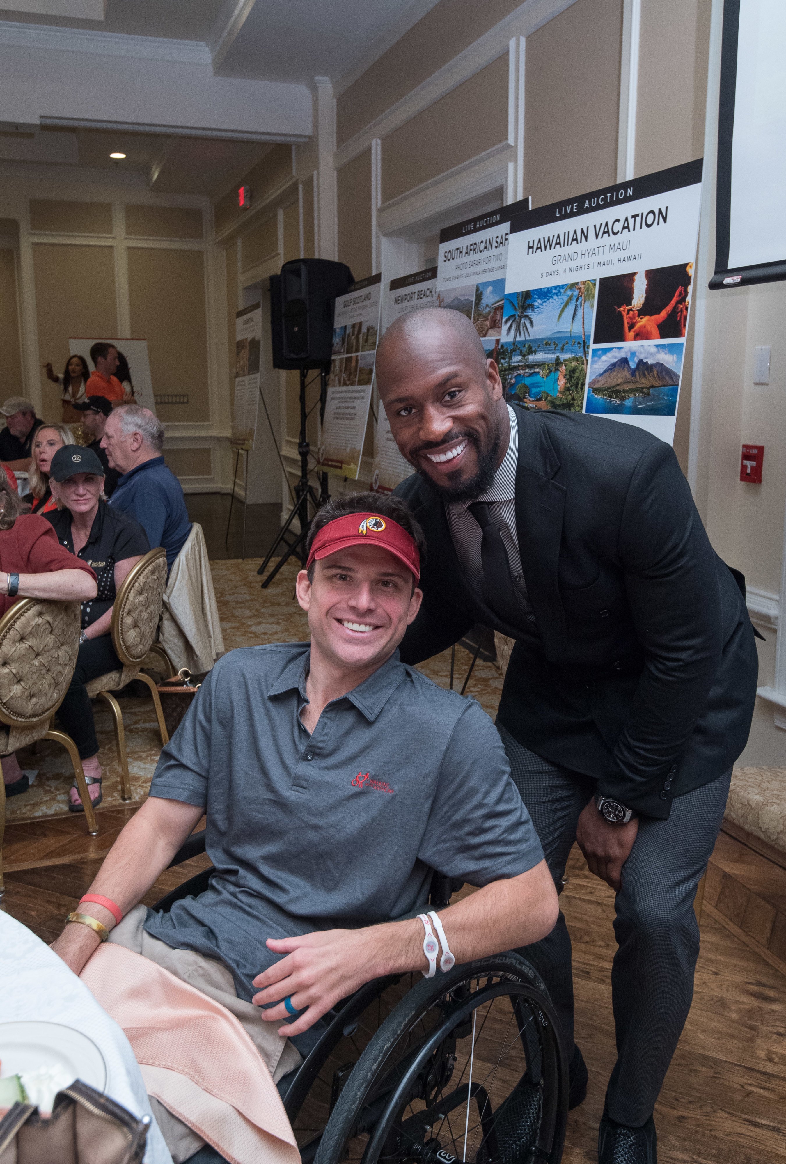 Anthony Purcell and Vernon Davis - Washingtonian