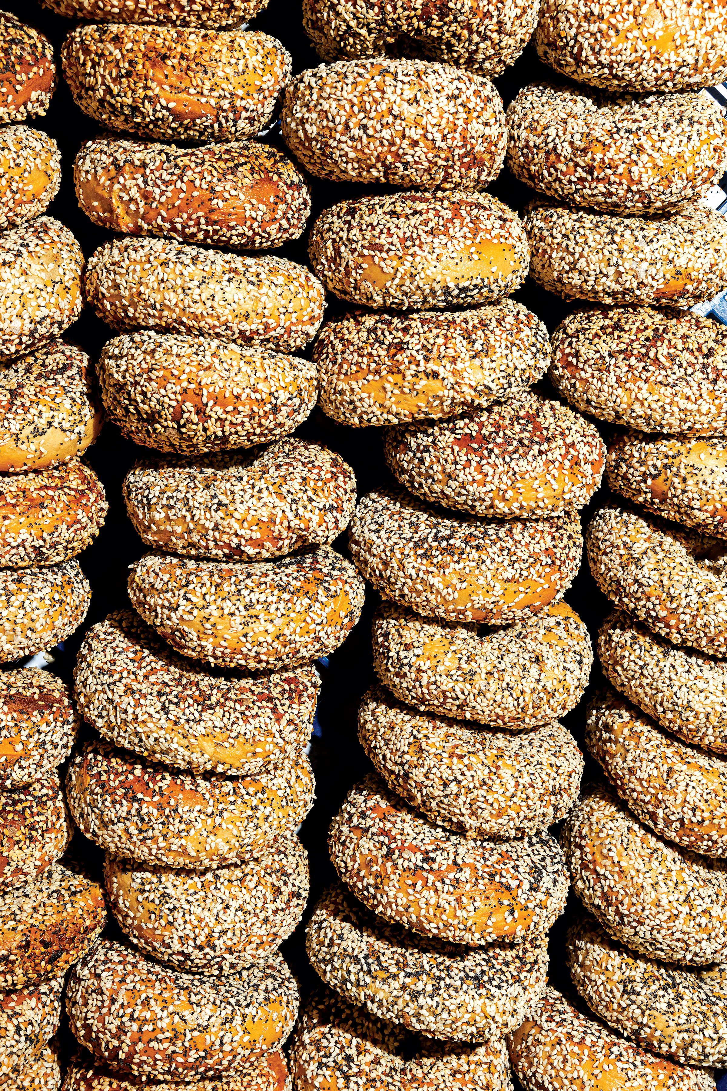 Wood-fired bagels at Call Your Mother.