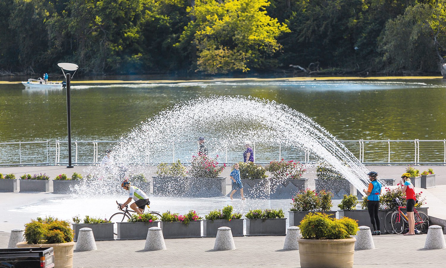 Photograph of Georgetown Waterfront Park by Rob Crandall/Alamy