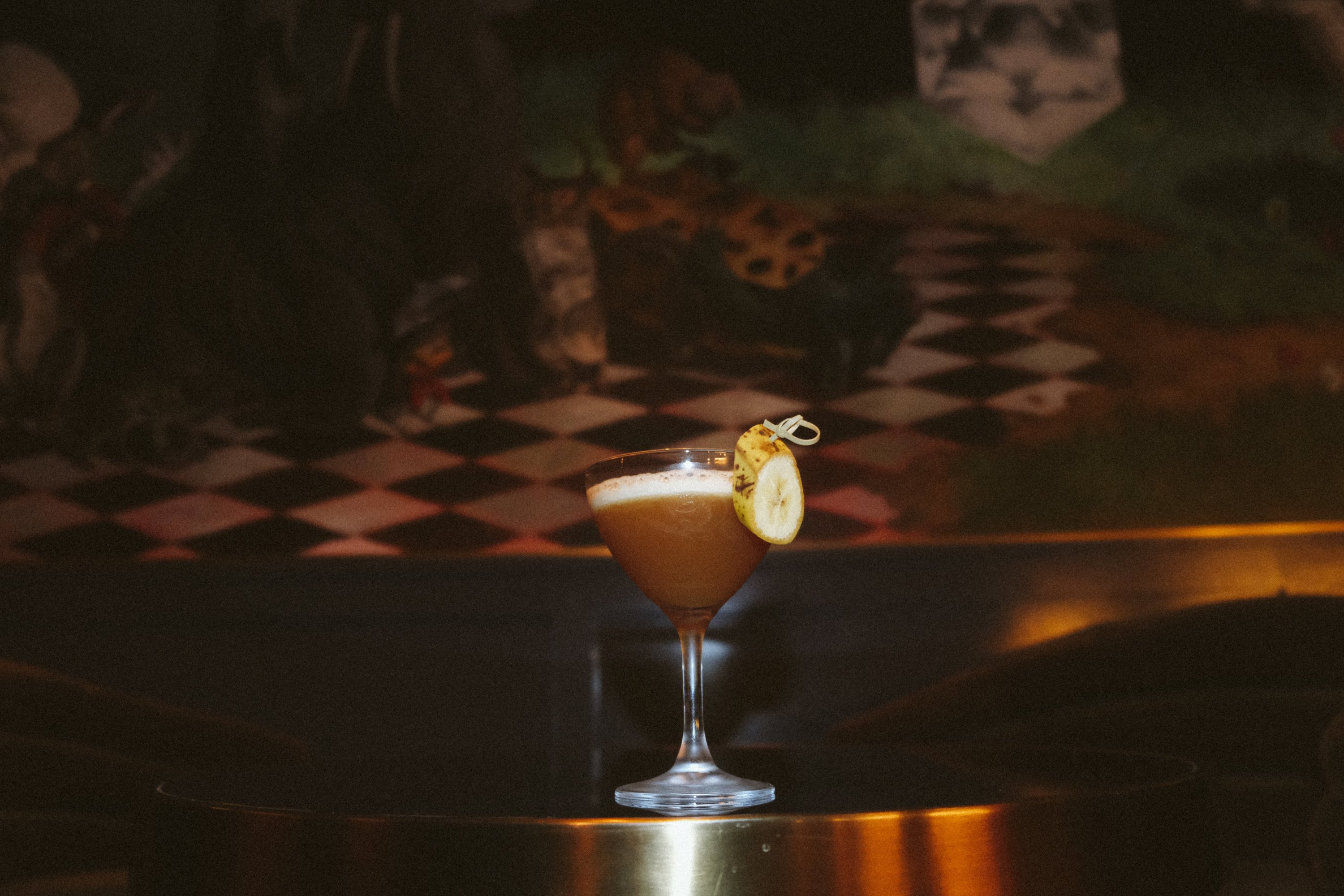 Locos Bananas is created by Dos Mamis bartender Lauren Paylor. Photograph courtesy of Allegory. 