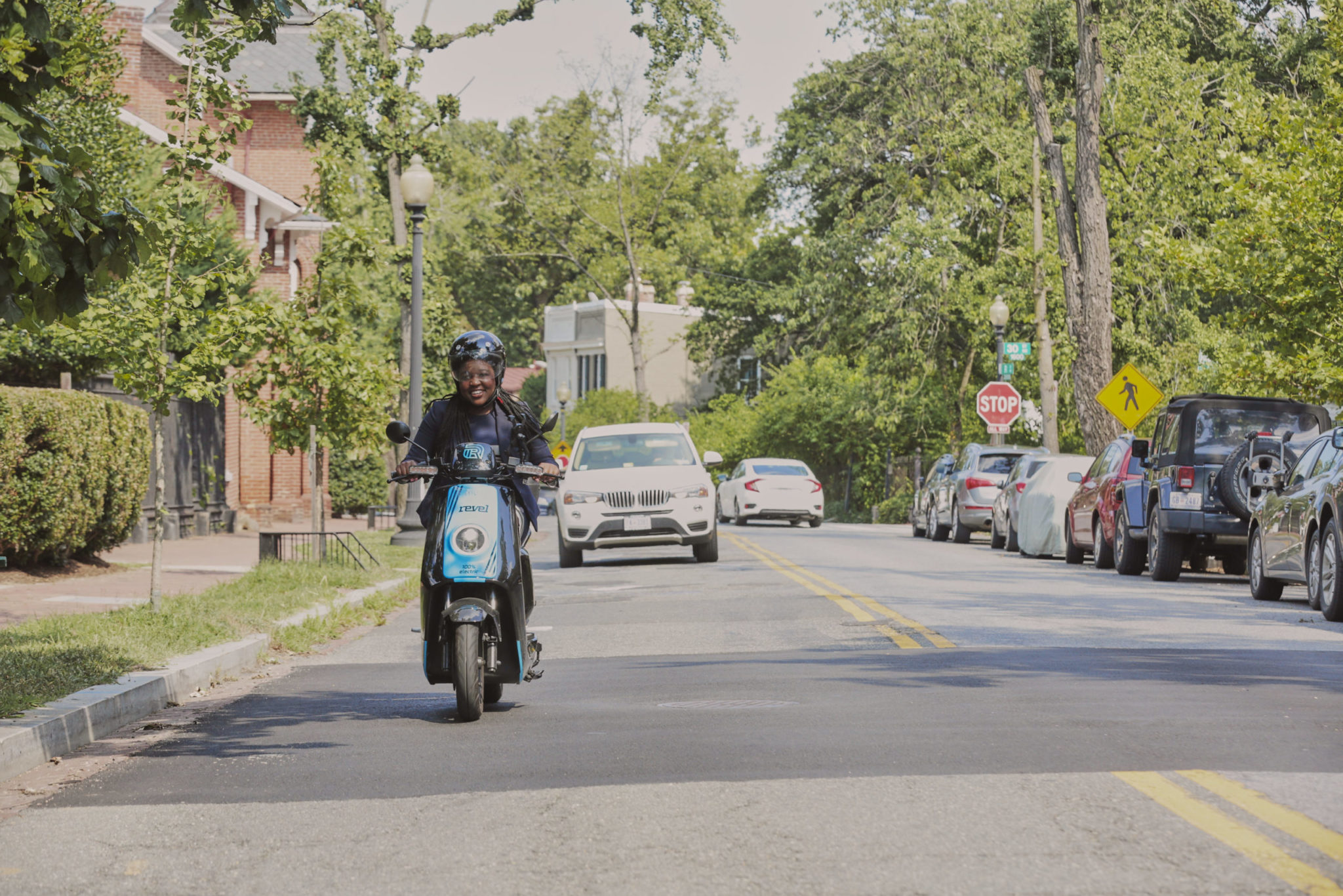 400 electric mopeds are coming to DC this weekend. Photo courtesy of Revel.