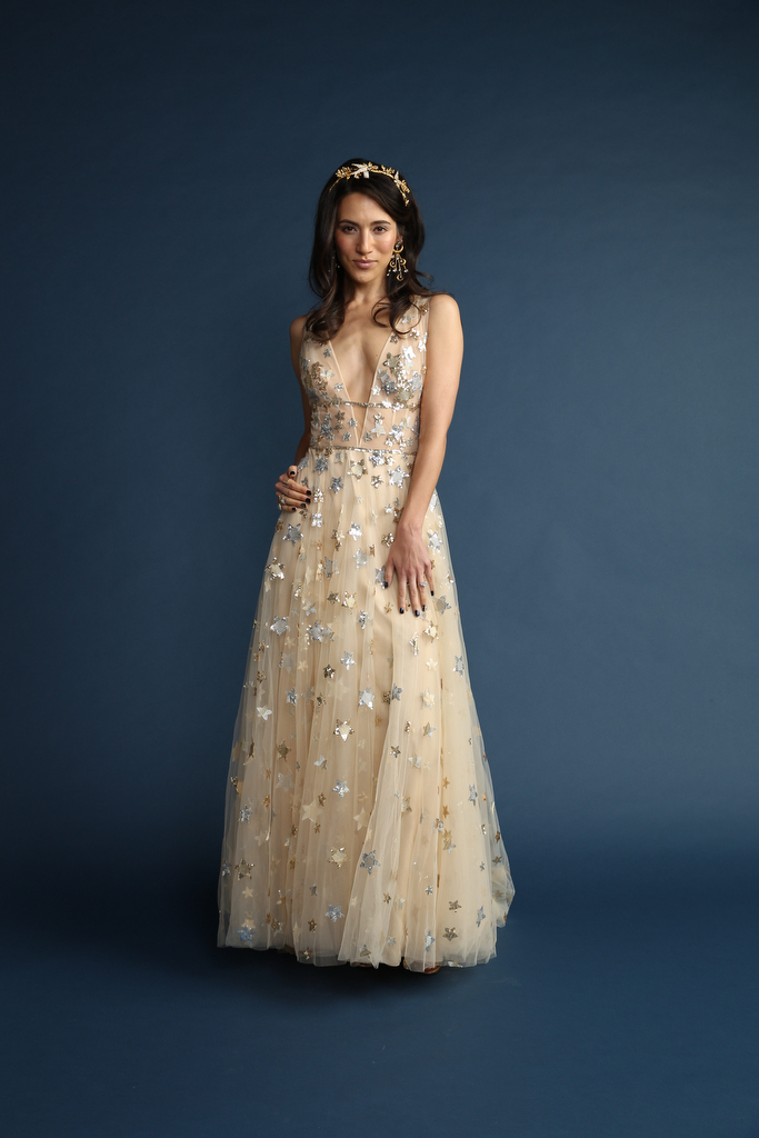 celestial prom dress