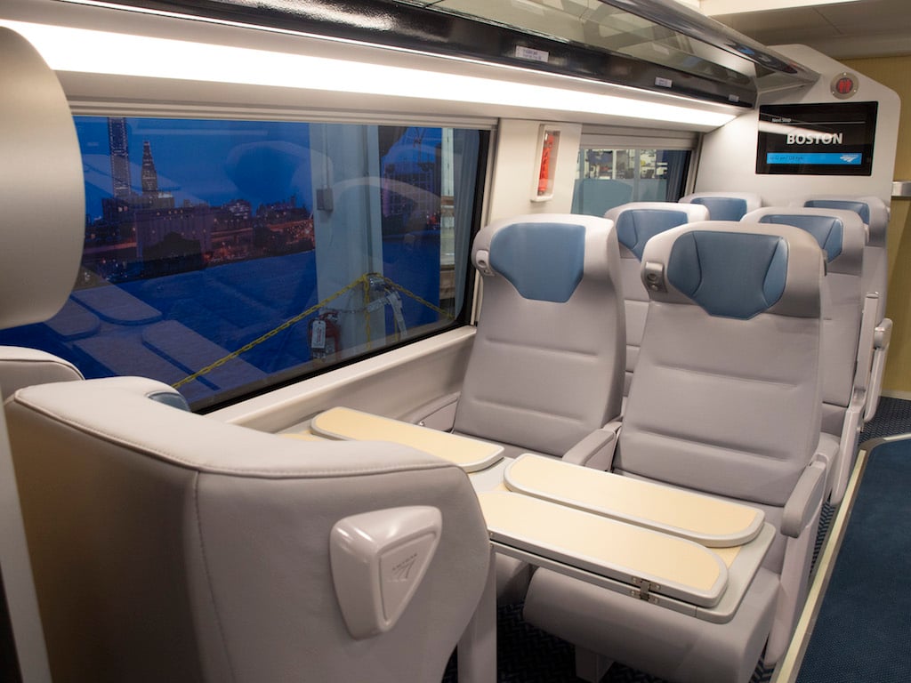 Photos The Next Acela Trains Interiors Washingtonian Dc