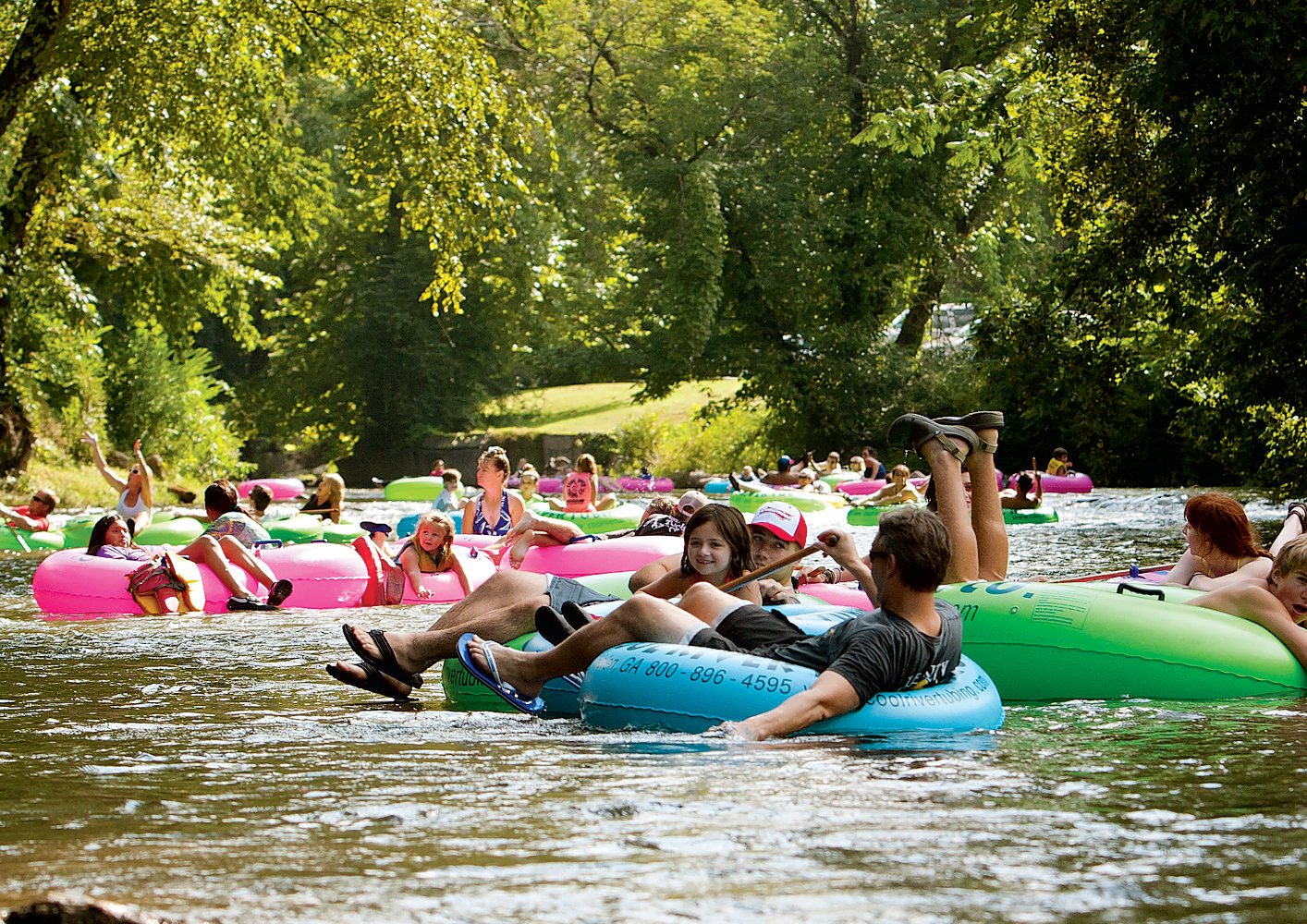 Outfitters throughout the region offer tubing trips for every speed—from calm water to rapids.