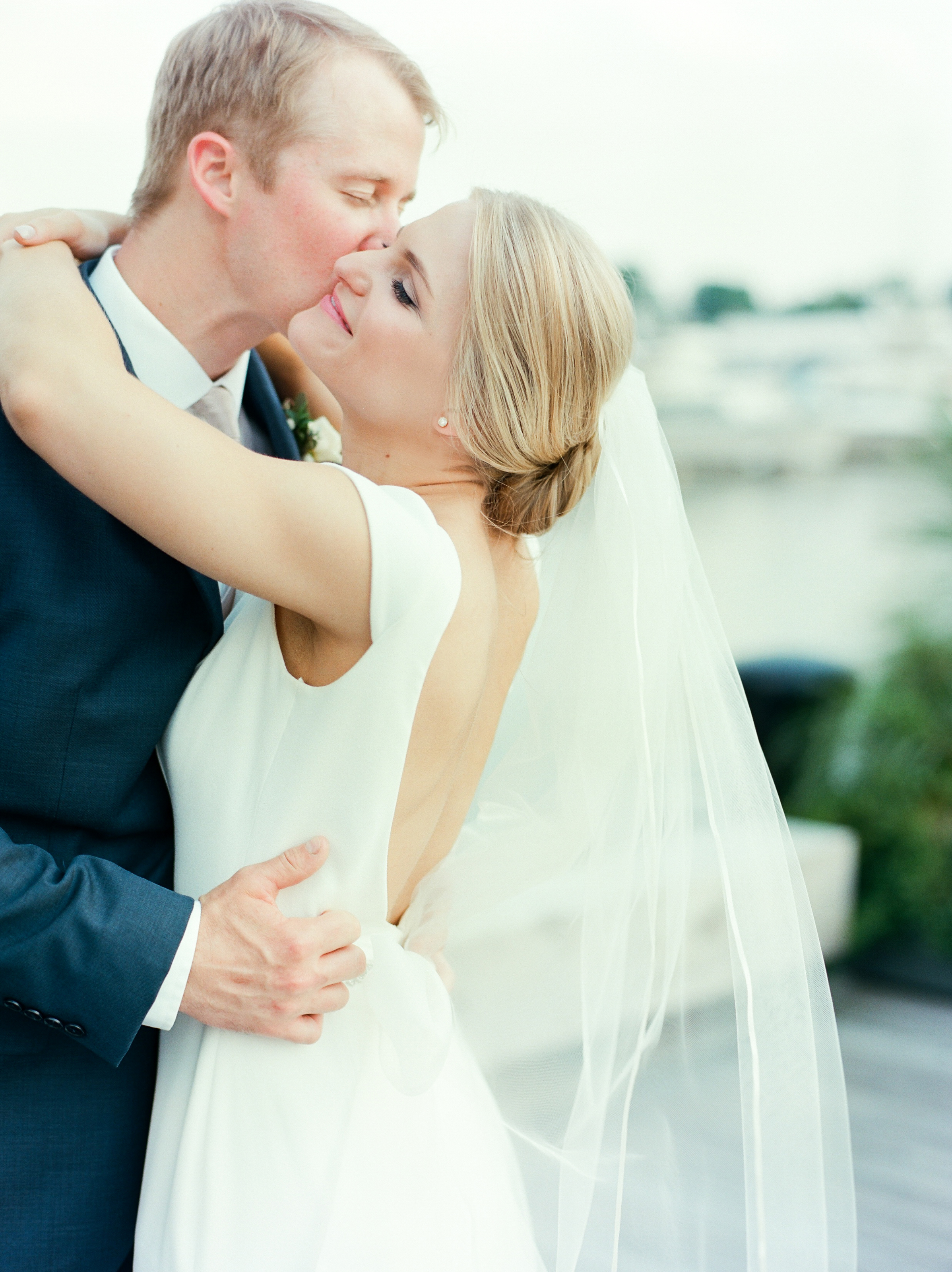 white-bridesmaid-dress-wharf