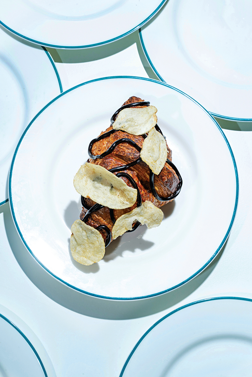 The French-fry-and-ice-cream-inspired croissant.