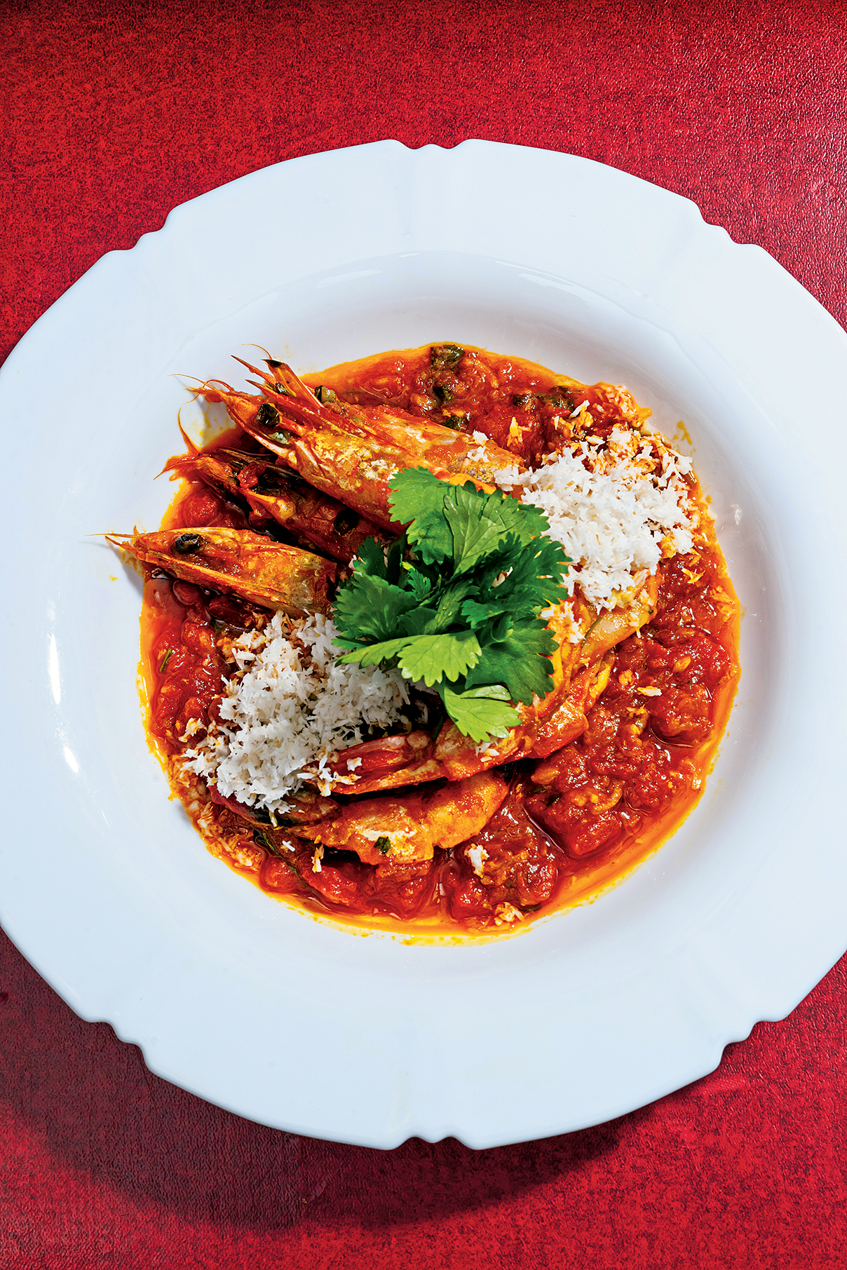 Thamee, Washington, DC - Washingtonian Prawns with coconut confit.
