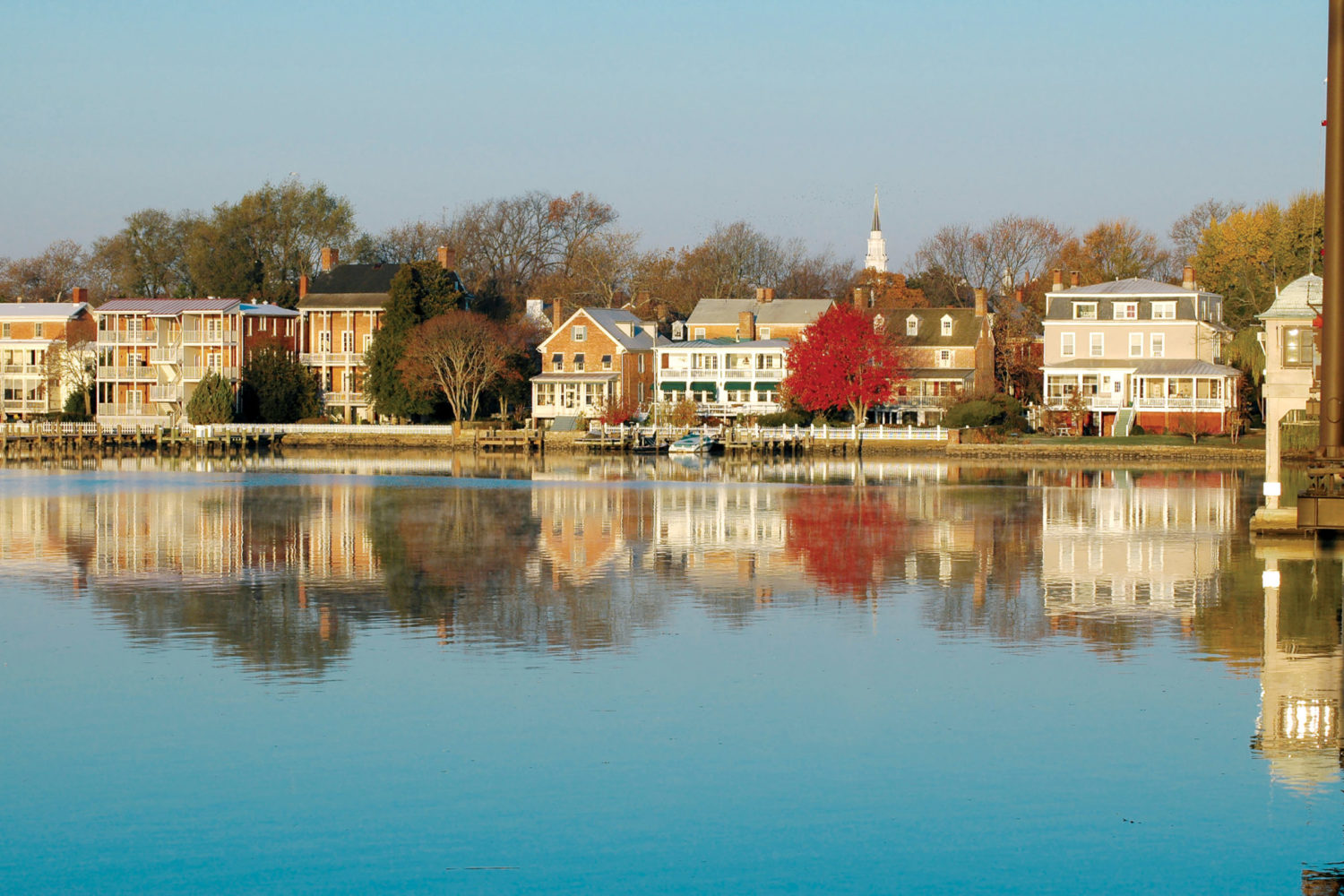 Riverfront beauty: Chestertown. Photograph by Bernadette Bowman.